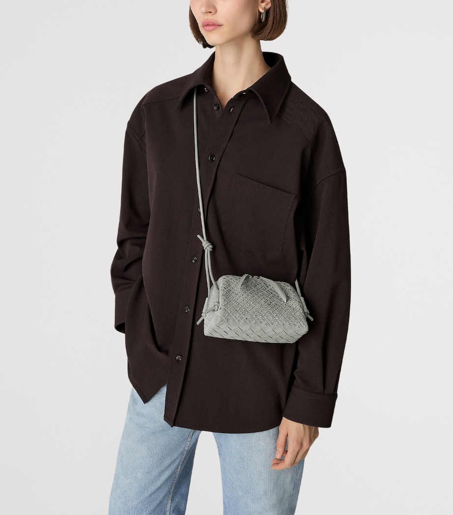 Bottega Veneta Suede Embellished Concert Pouch Image 2
