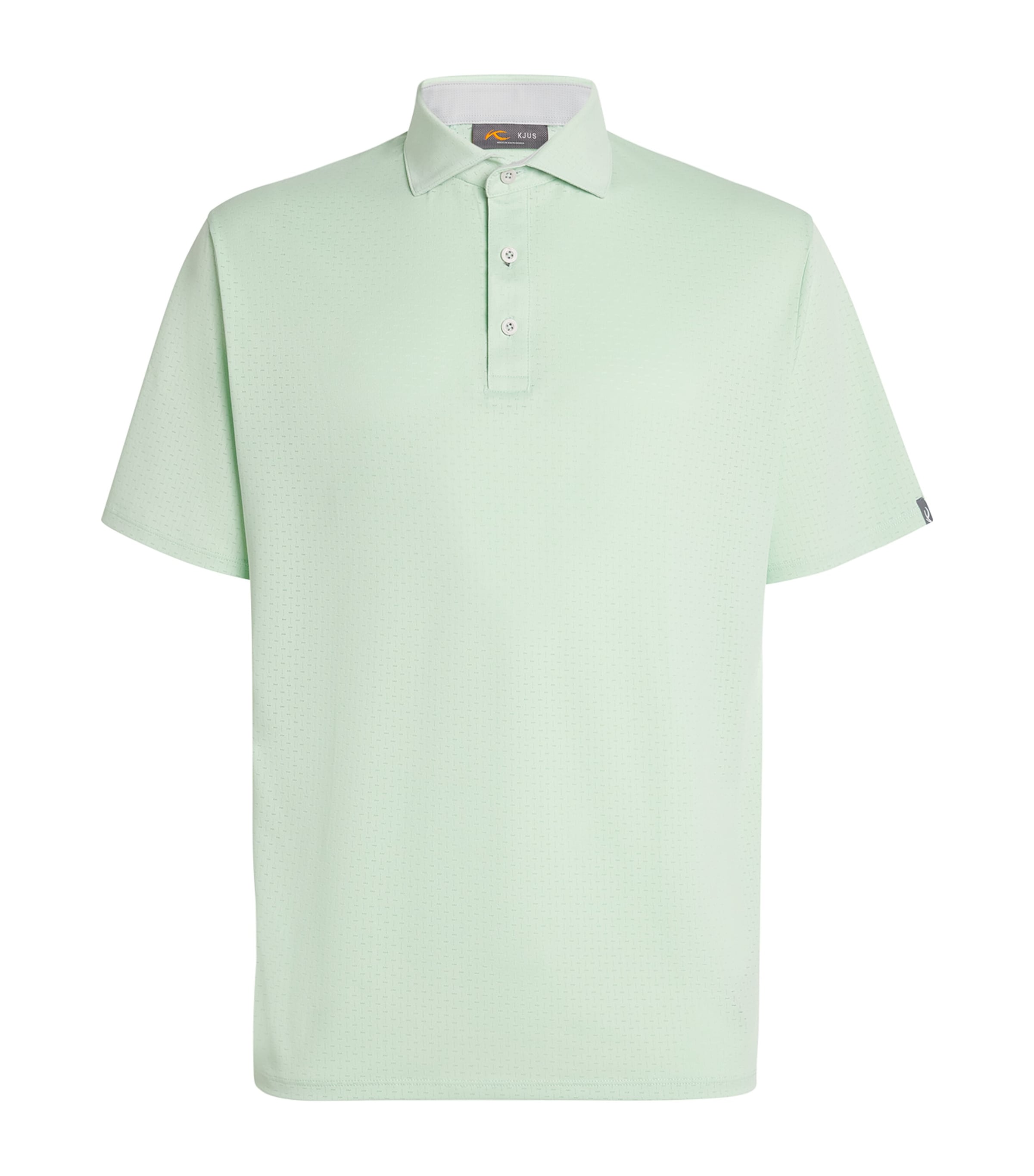KJUS Mens Savin Structure Polo Shirt Agave Image 1