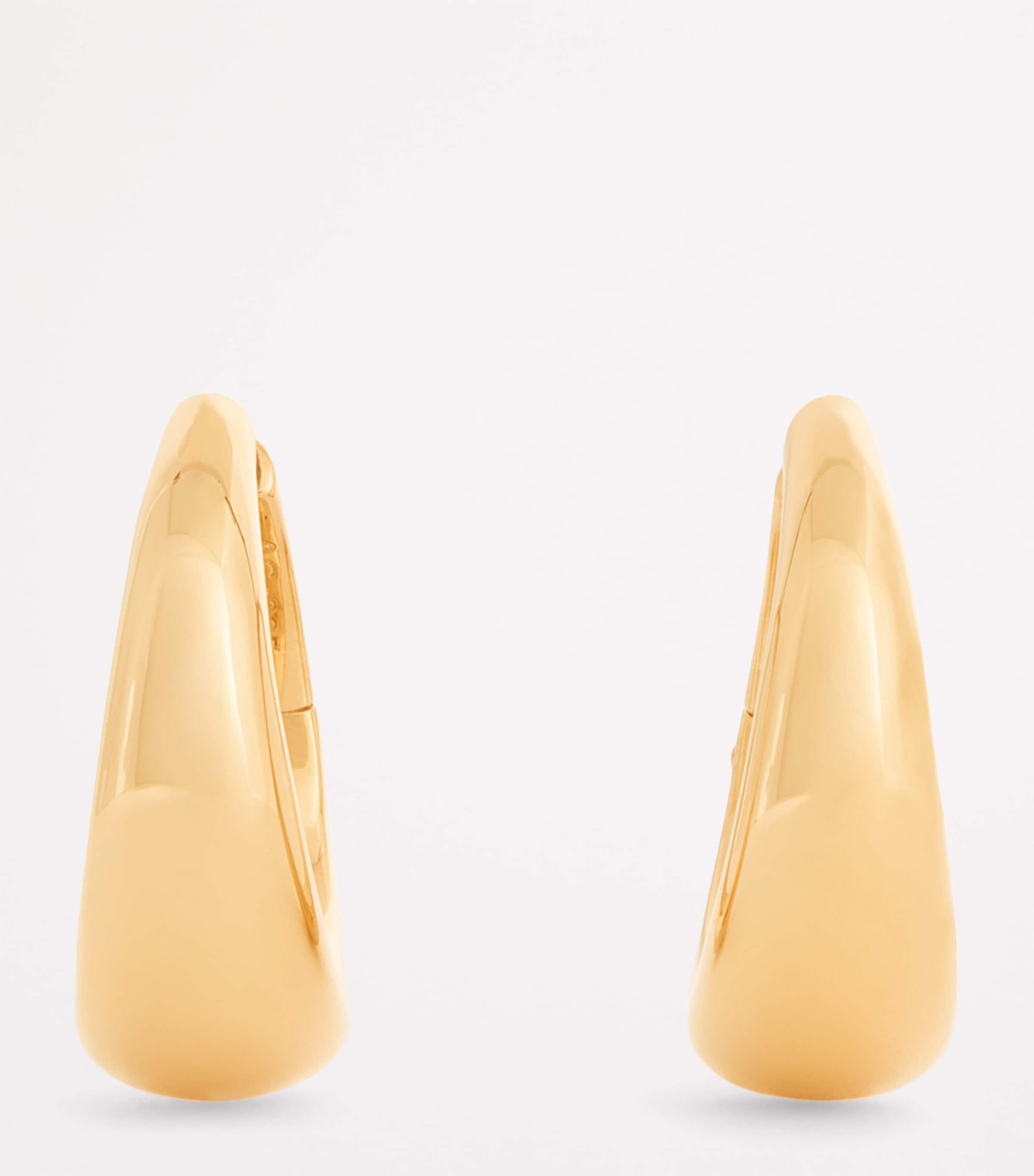 Gold-Plated The Andrea Hoop Earrings GOLD Image 3