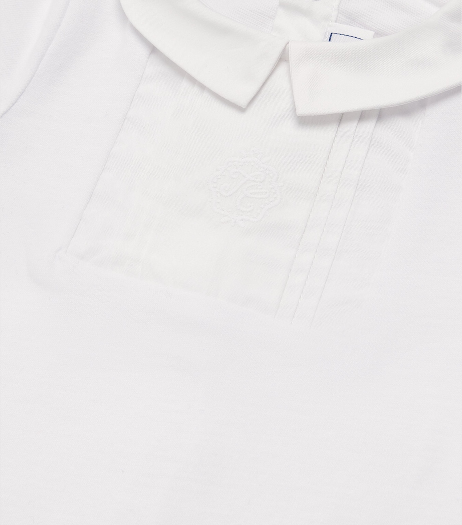 Cotton Frilled-Collar Bodysuit (3-36 Months) 1BLANC Image 4