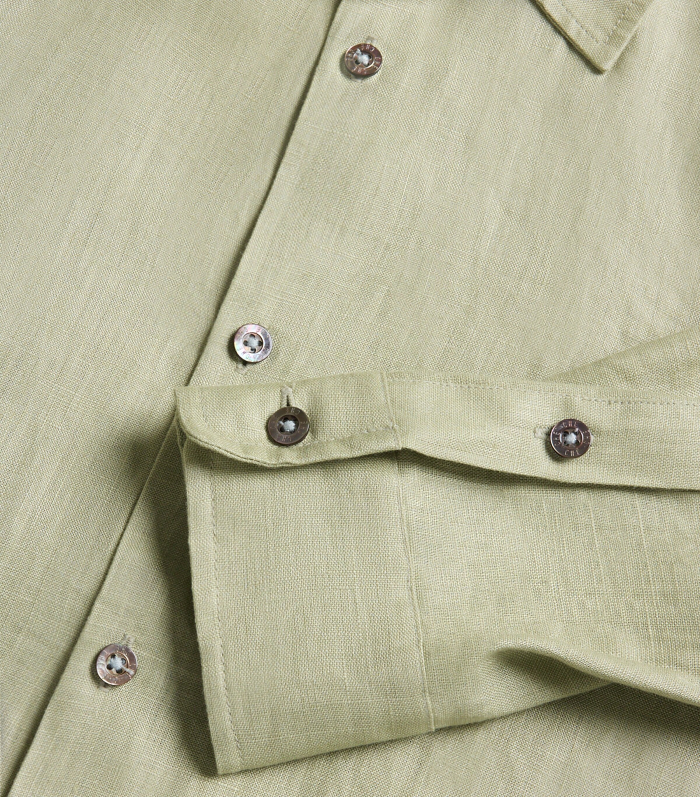 CHÉ Green Linen Shirt | Harrods US
