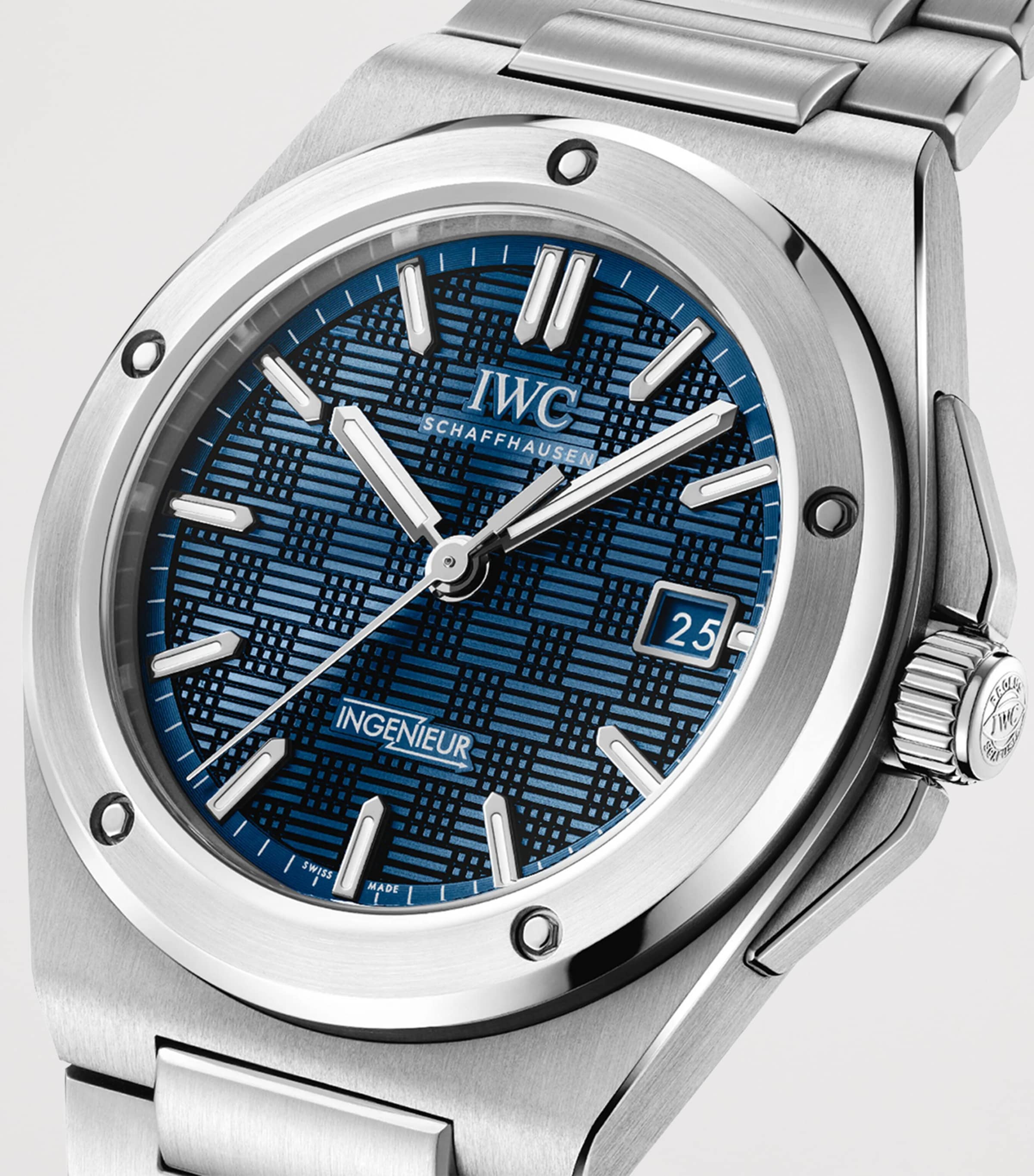 Stainless Steel Ingeniuer Automatic Watch 40mm BLUE Image 3