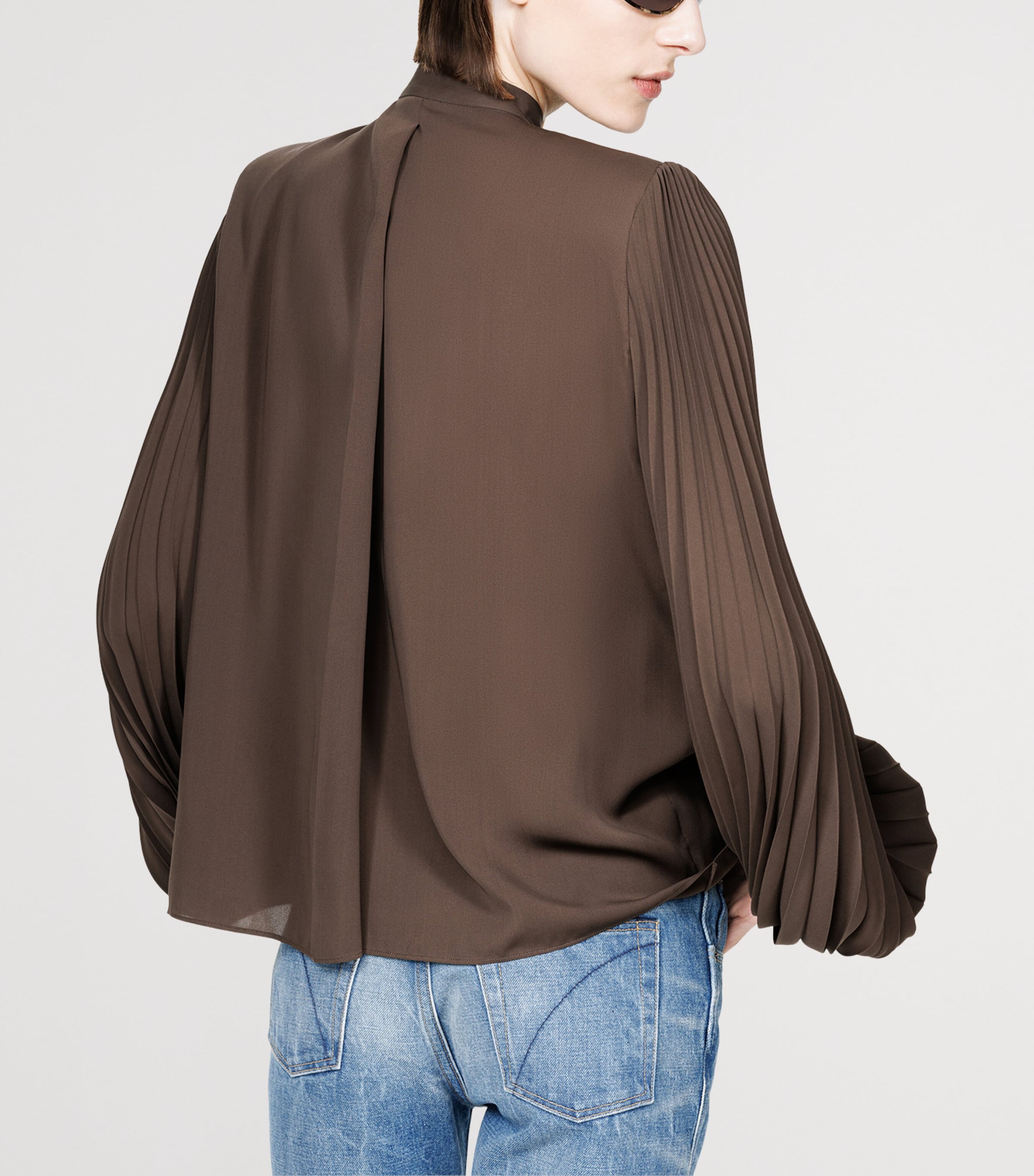 TOM FORD Womens Plissé Sunray Shirt Gcw Image 4