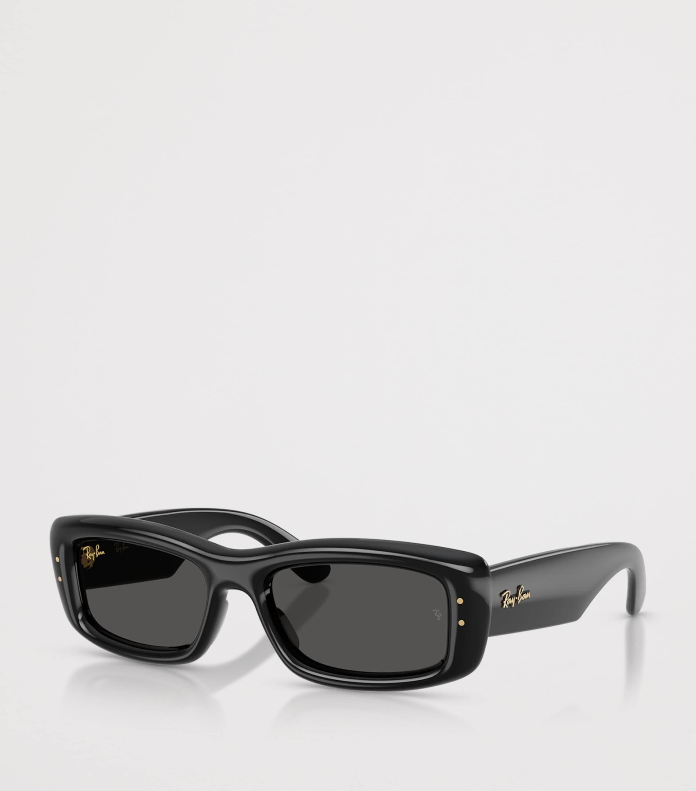 Ray-Ban Kiliane Puffer Rectangle Sunglasses Black Image 2