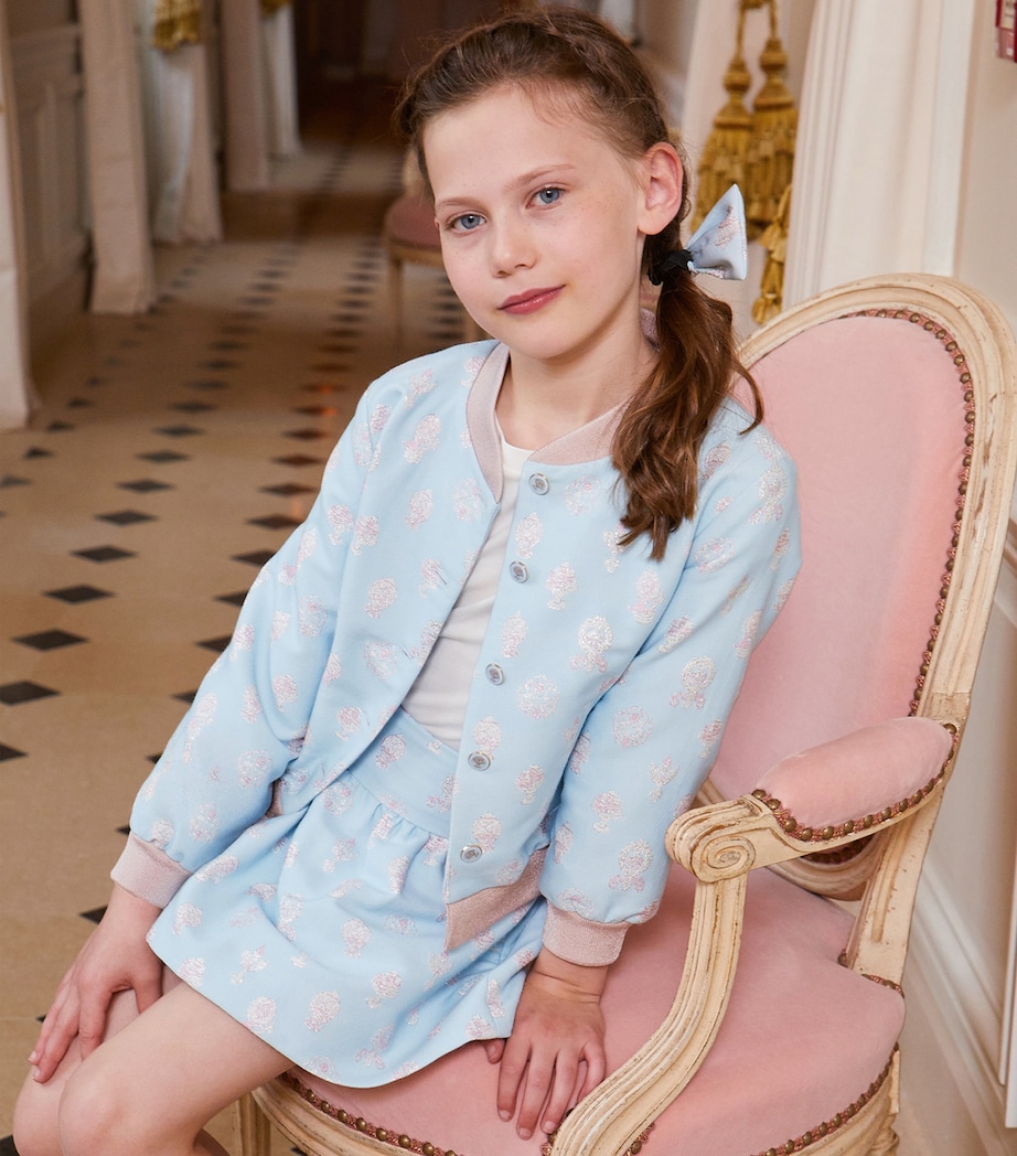 Crests Bomber Jacket BLUE CRESTS Image 3