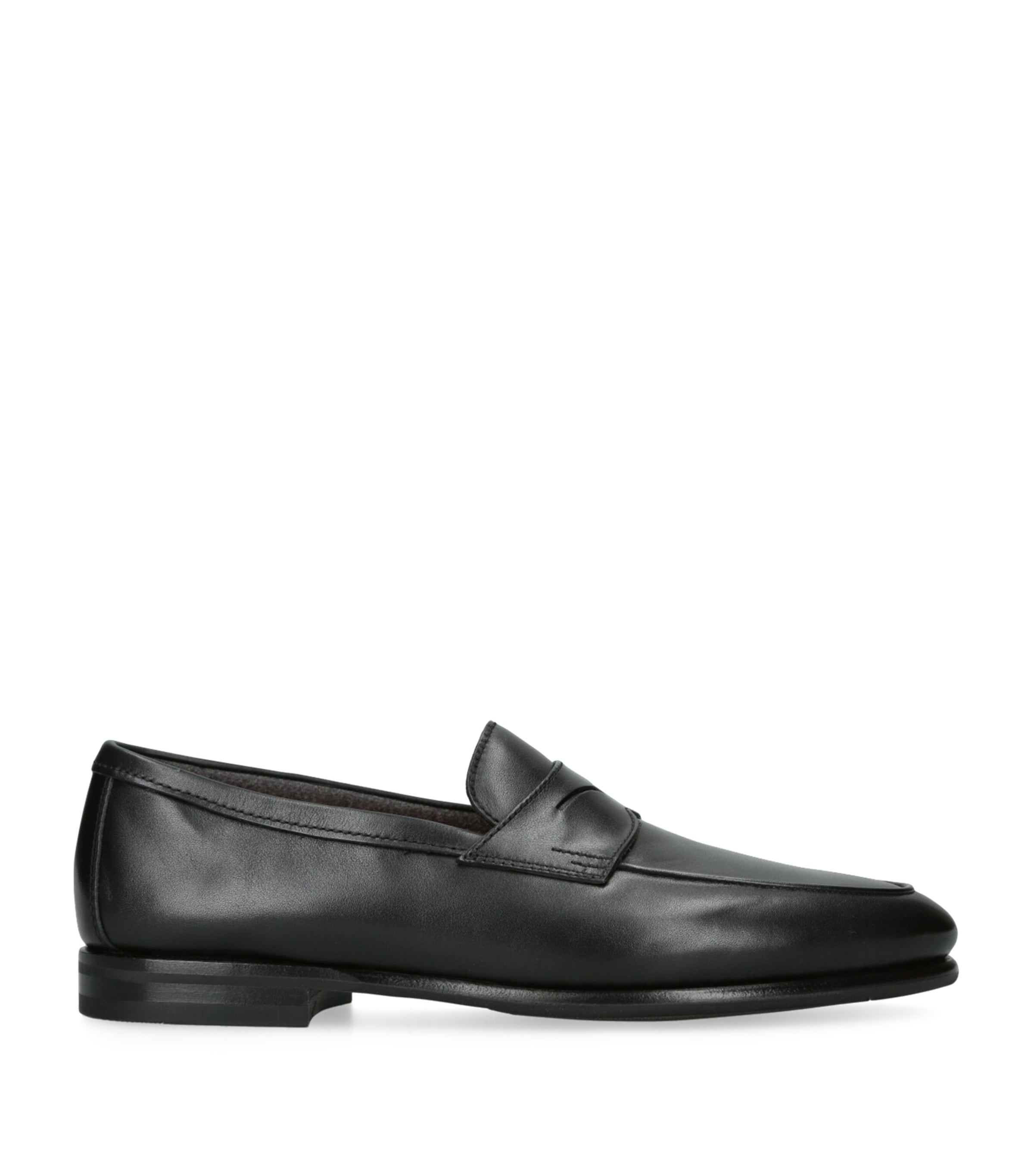Leather Carlo Loafers BLACK Image 1