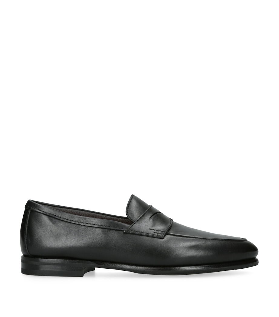 Leather Carlo Loafers BLACK Image 1