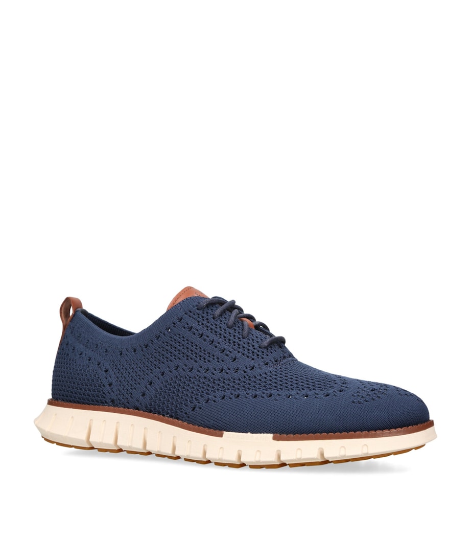 ZERØGRAND StitchLite Oxford Shoes NAVY Image 3