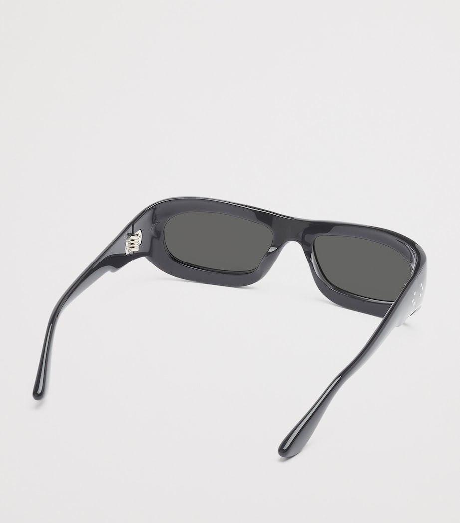 Acetate Ghaib Sunglasses BLACK Image 4