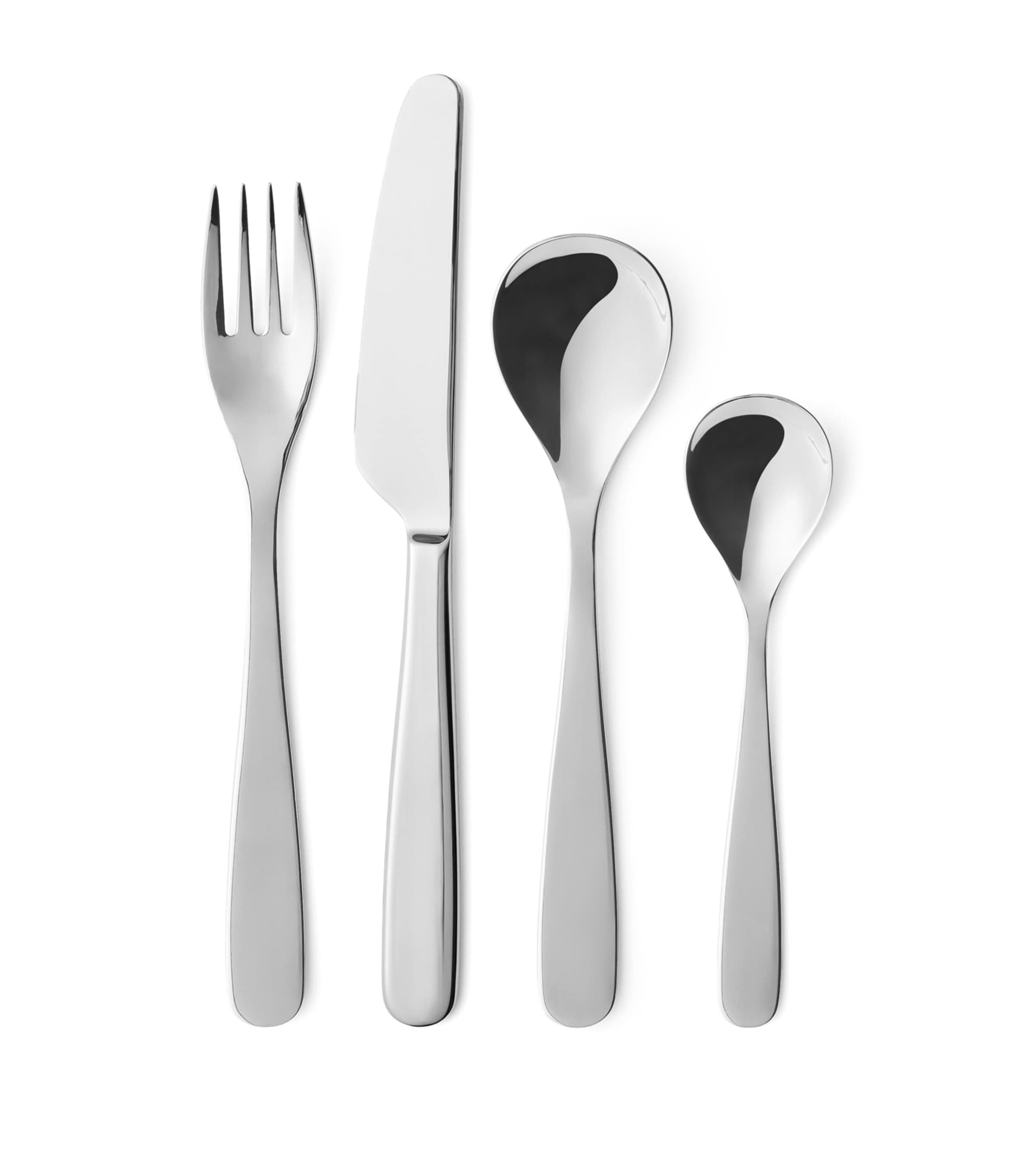 The Conran Shop Polished Stainless Steel Altin 24-Piece Cutlery Set Polished Steel Image 1