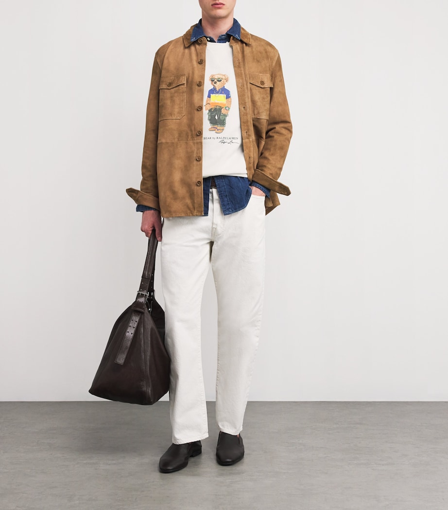 Cotton-Blend Polo Bear Sweatshirt WHITE Image 2