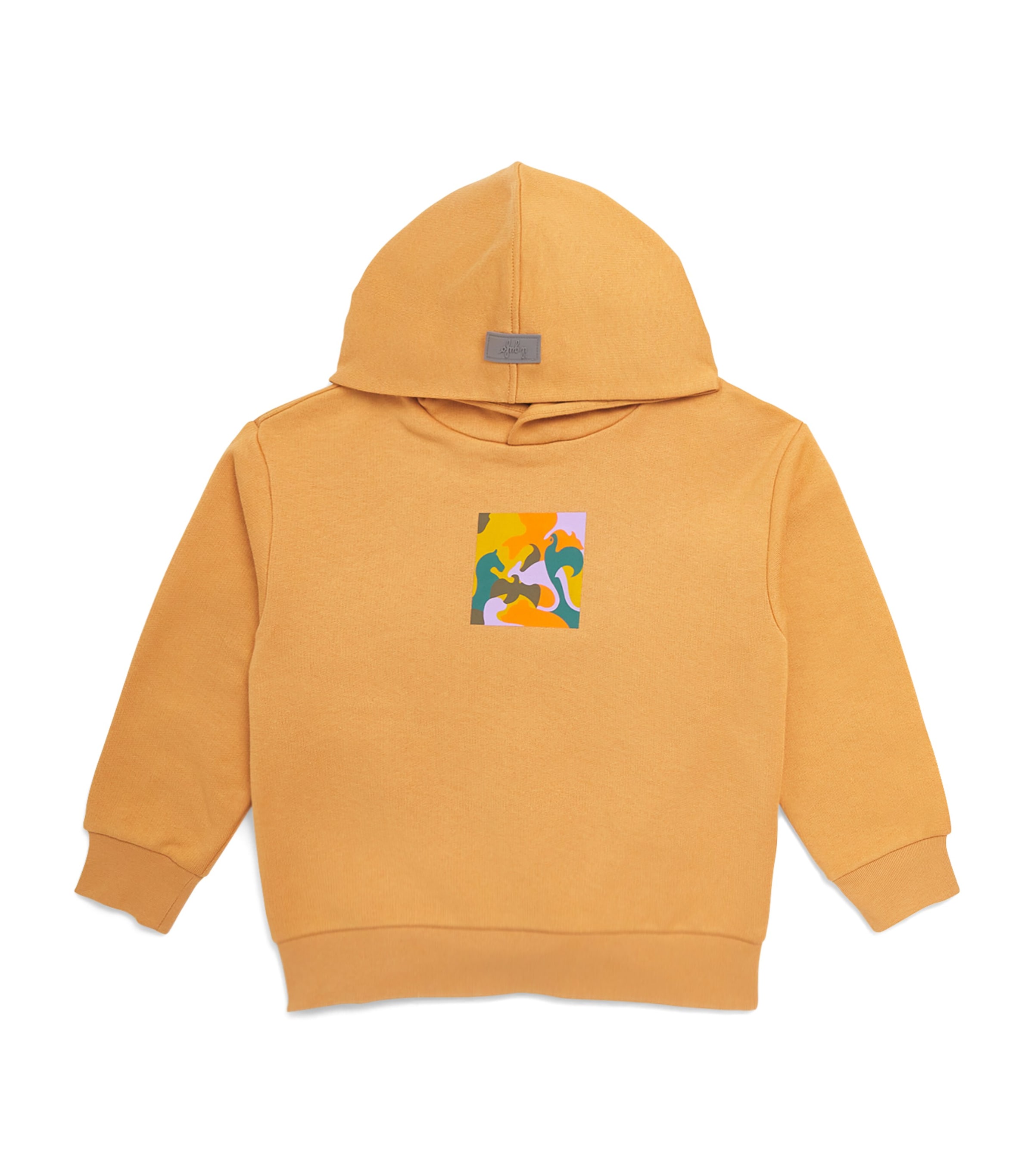 Shop Il Gufo Graffiti Print Hoodie In Orange