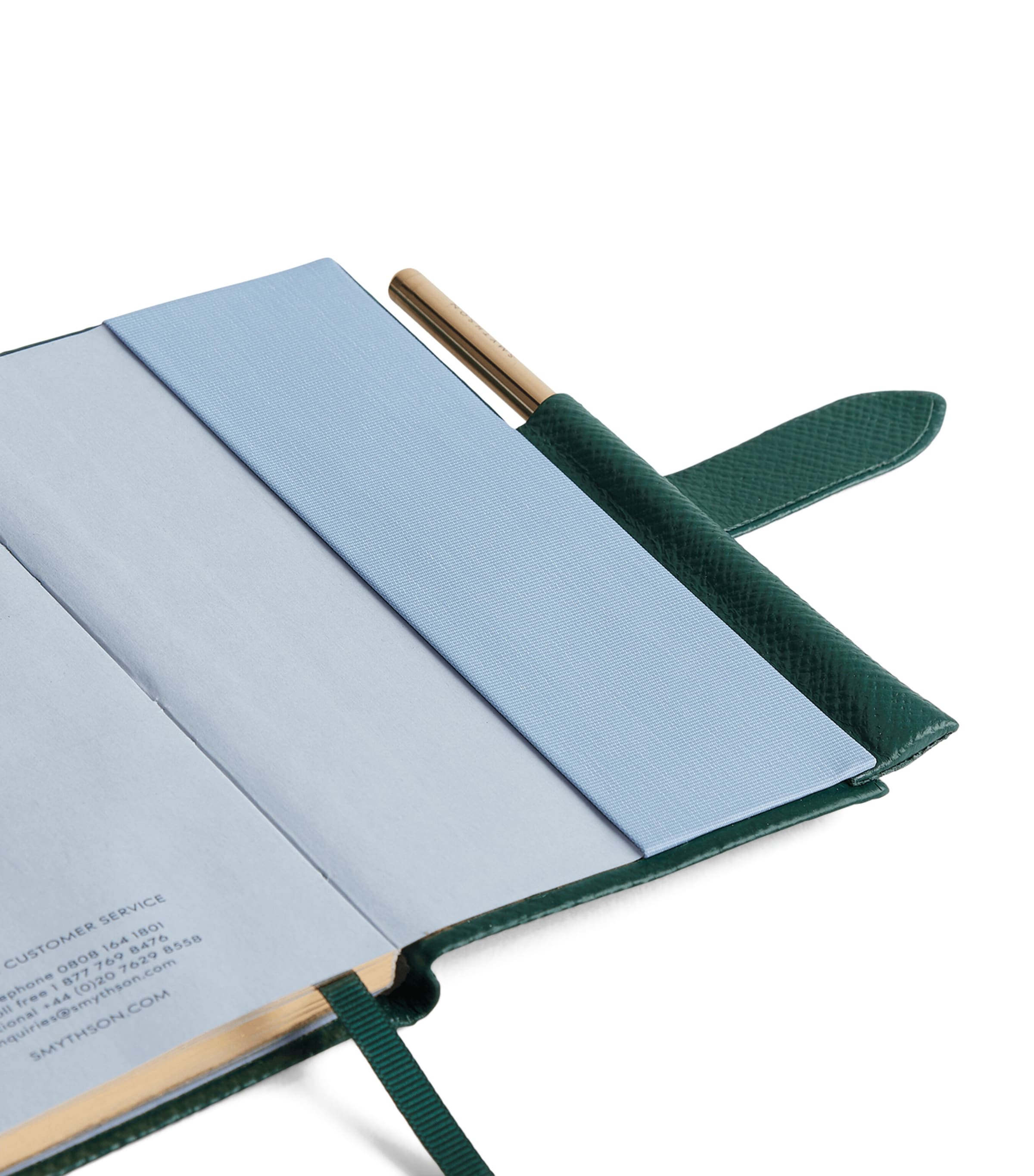 Panama Leather 2026 Weekly Diary FOREST GREEN Image 4