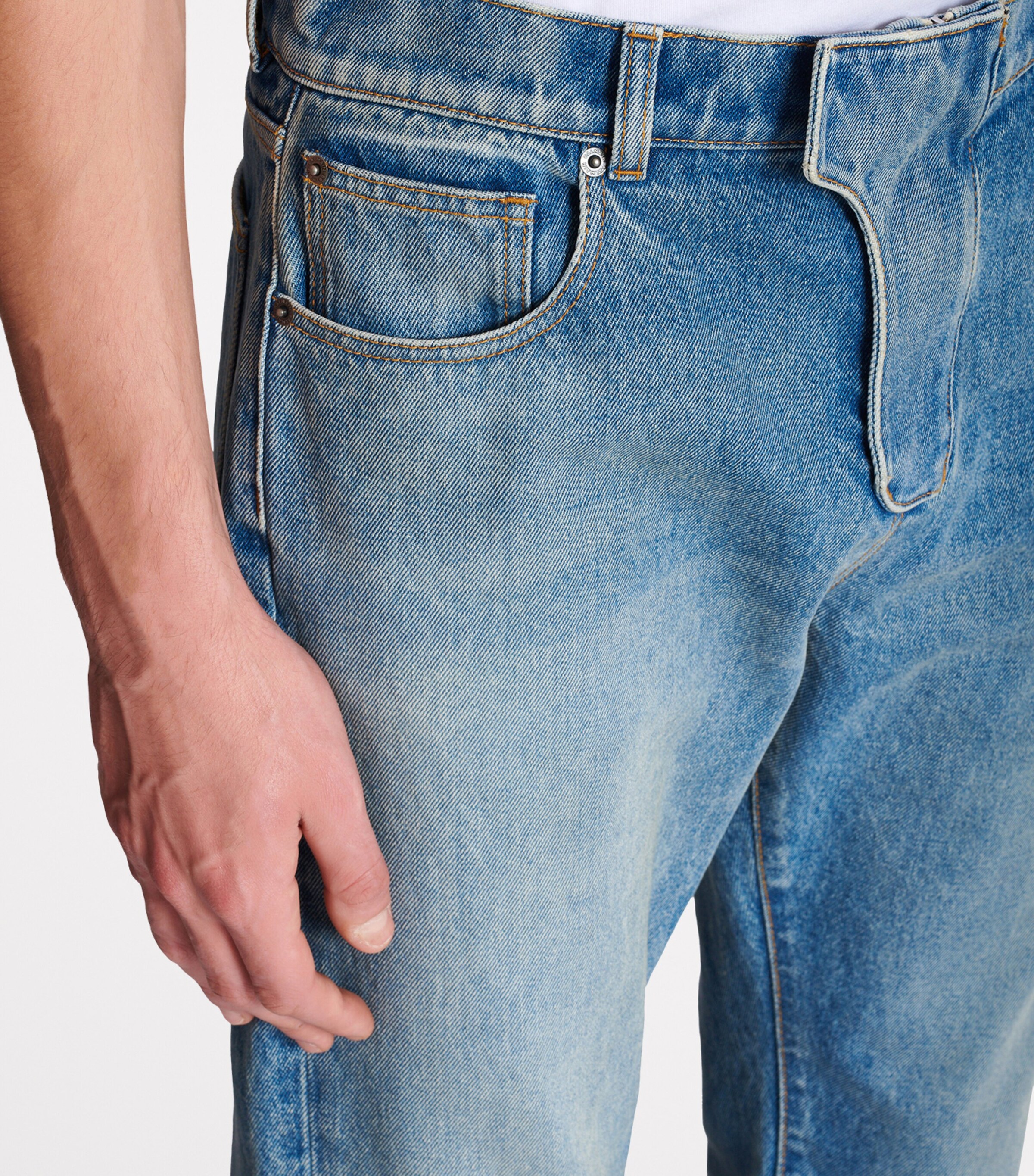 Straight Jeans 6FF BLEU JEAN Image 7