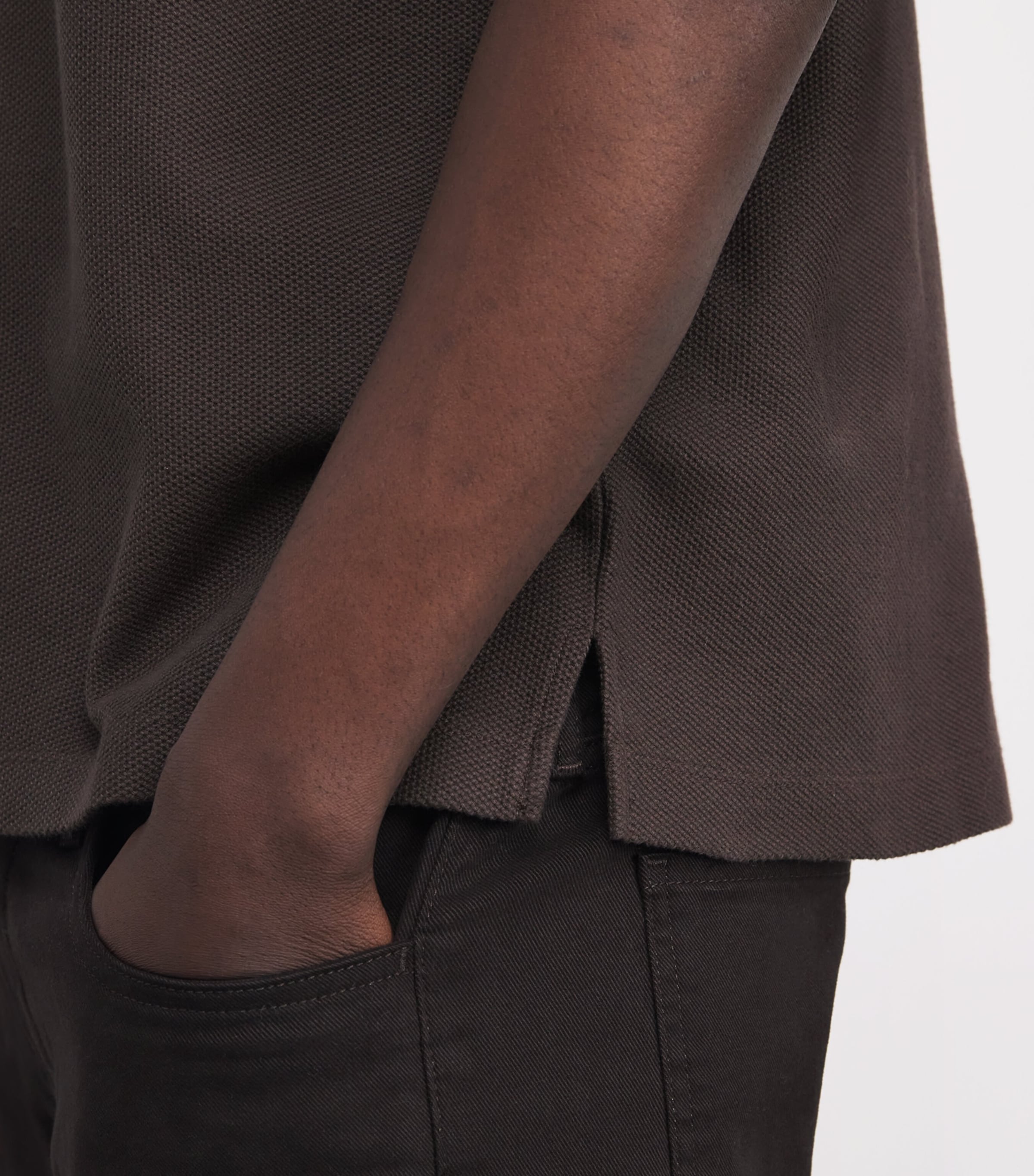 Cotton Polo Shirt DKBR Image 6