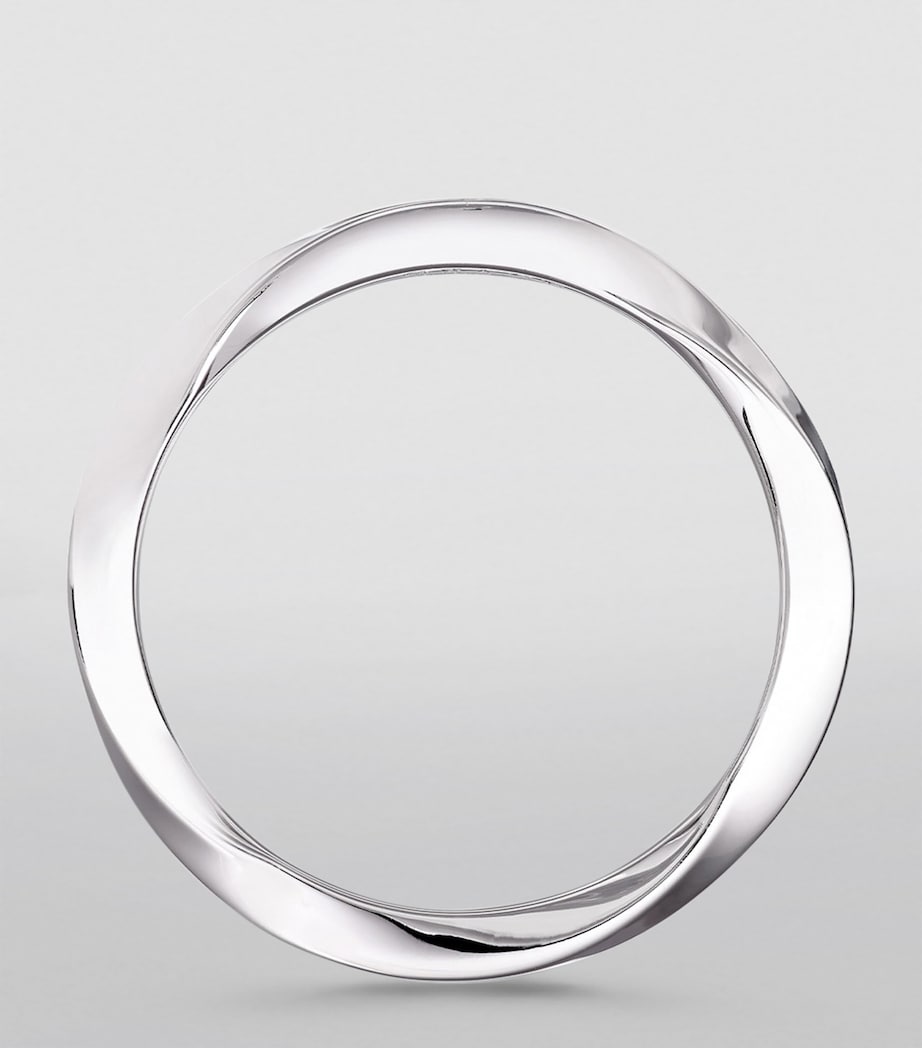 White Gold Spiral RIng WHITE GOLD Image 5