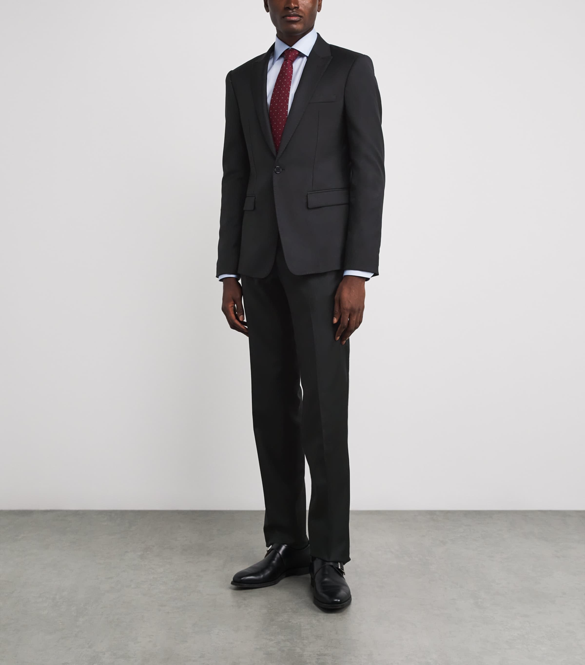 Virgin Wool Tailored Trousers 999 Image 2