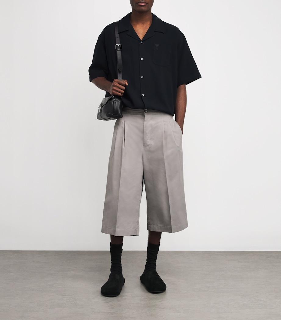 Cotton Logo Short-Sleeve Shirt NOIR/001 Image 2