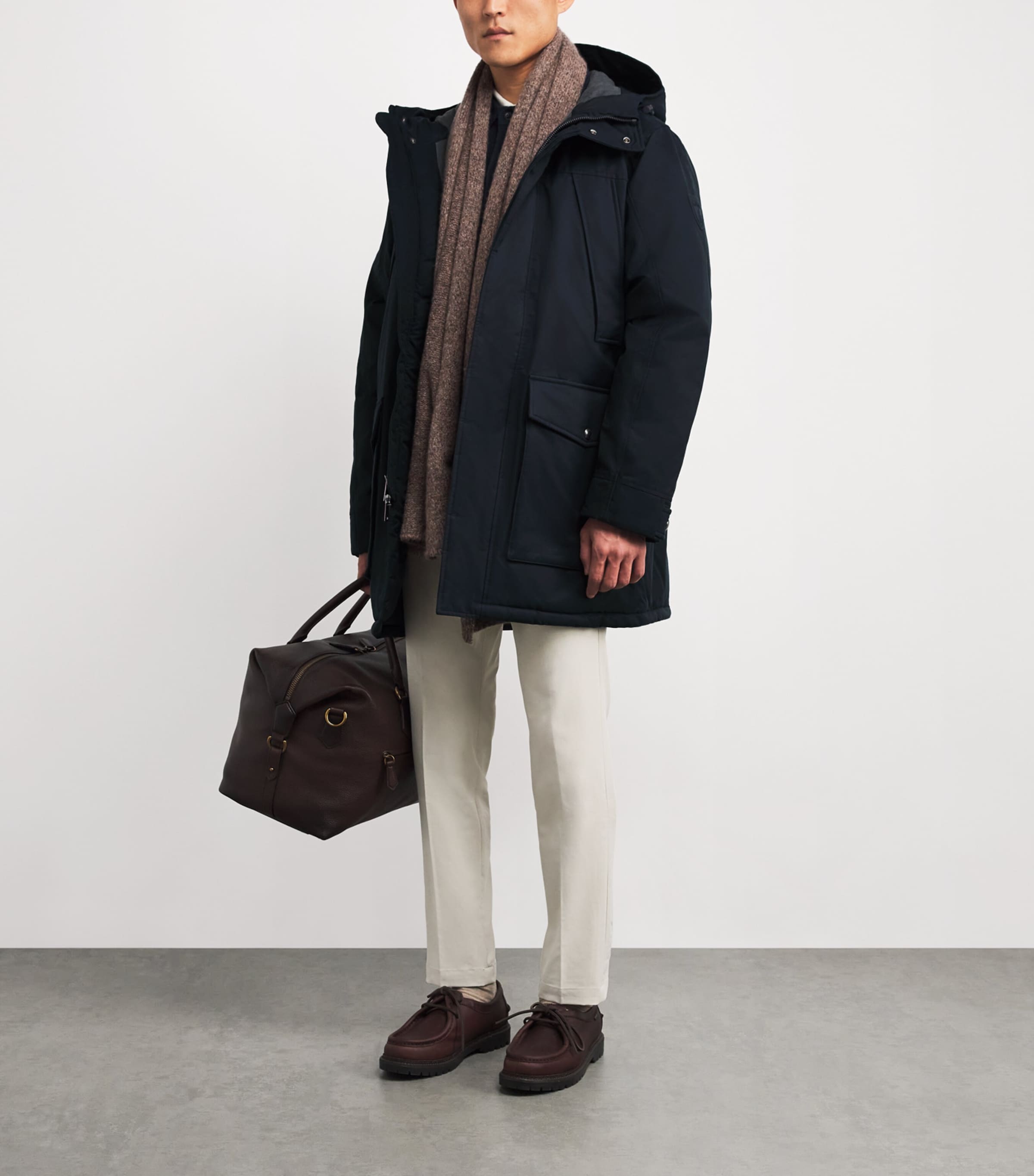 Down-Filled Lennox Parka Coat NAVY Image 2