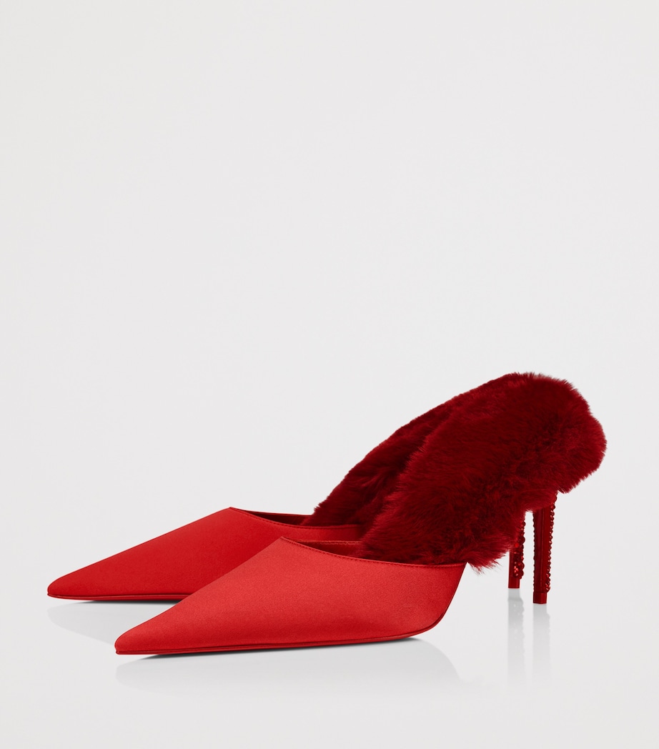 KM Embellished Heeled Mules 85 R844 Image 3