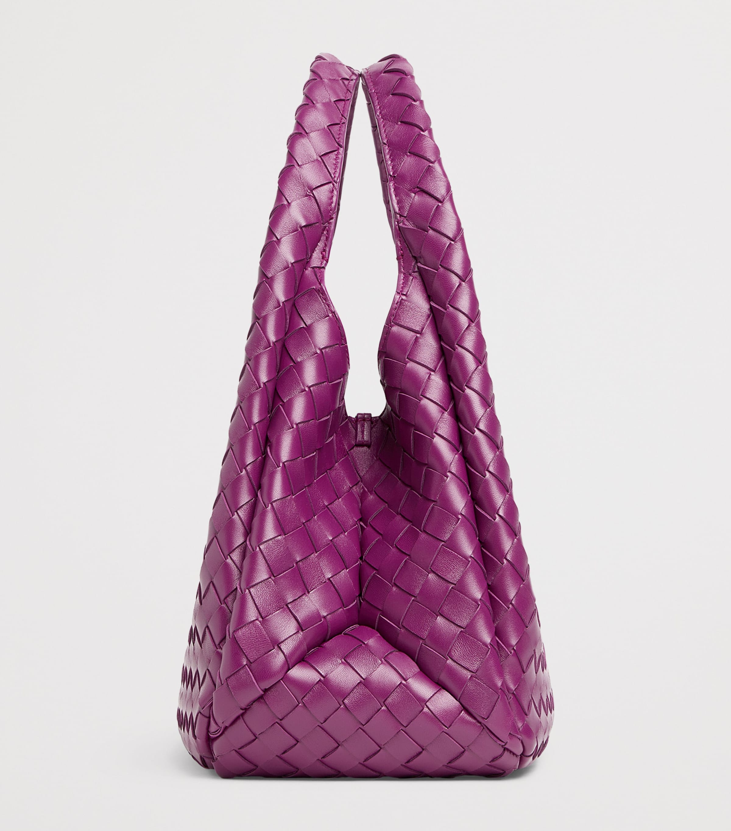 Medium Leather Intrecciato Campana Shoulder Bag 5229 Image 3