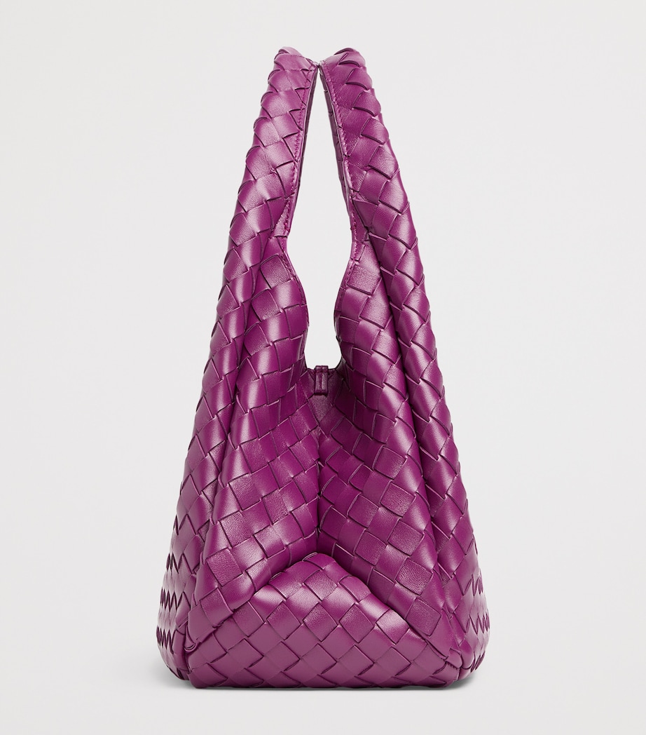 Medium Leather Intrecciato Campana Shoulder Bag 5229 Image 3