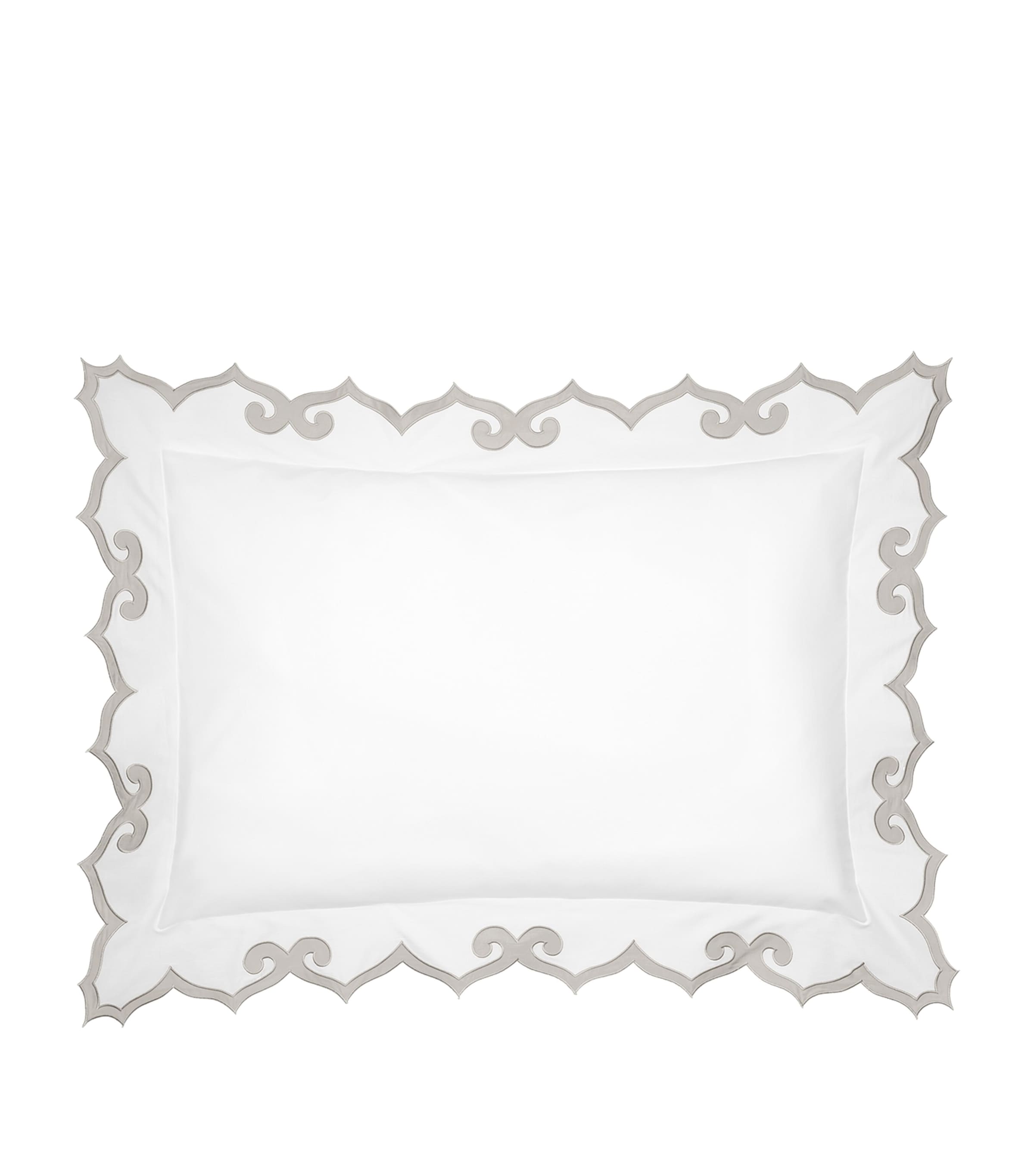 Marrakesh Standard Sham (53cm x 66cm) WHITE/WHITE Image 1