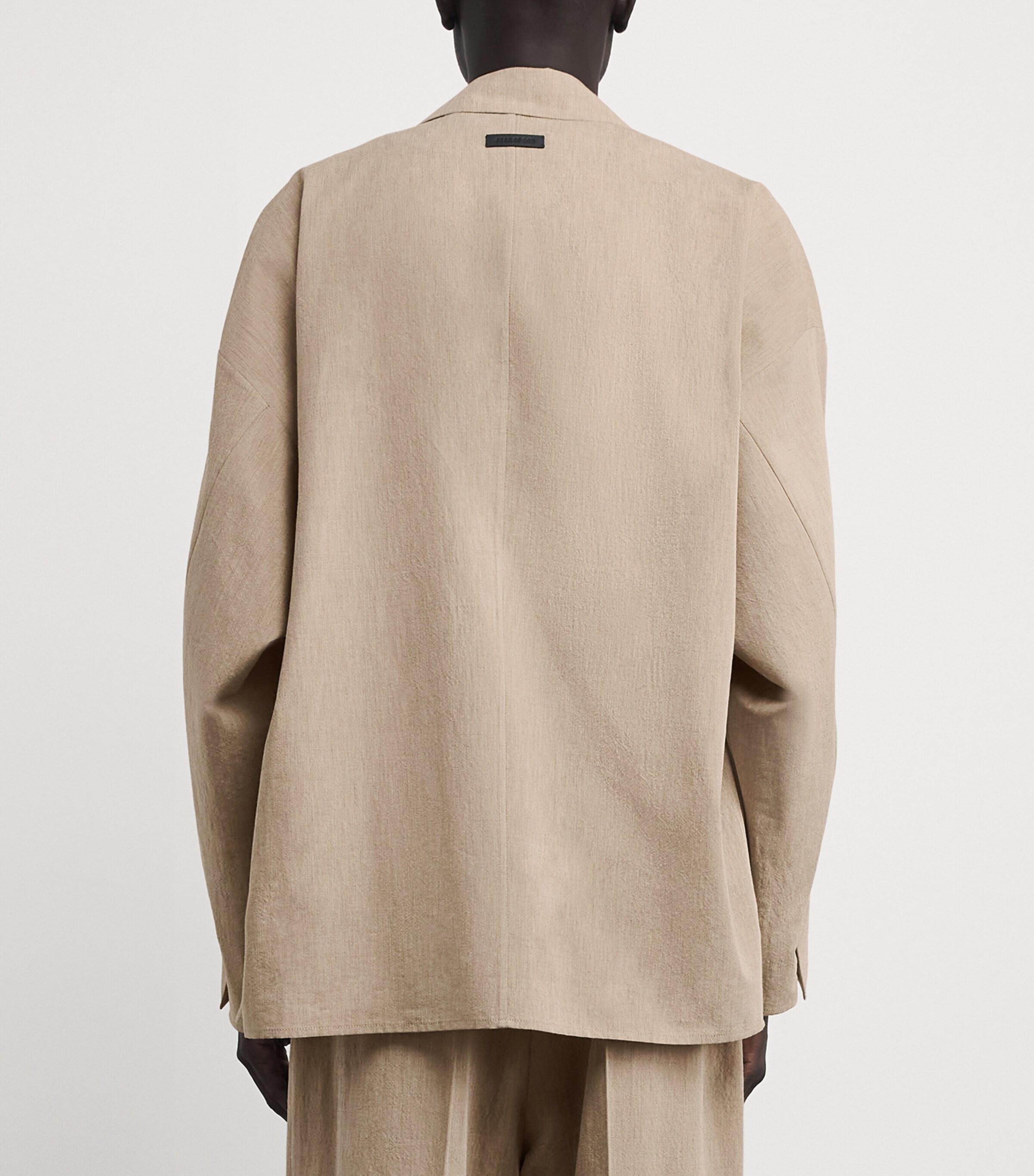 Fear Of God Beige Virgin Wool-Cotton Unlined California Blazer 