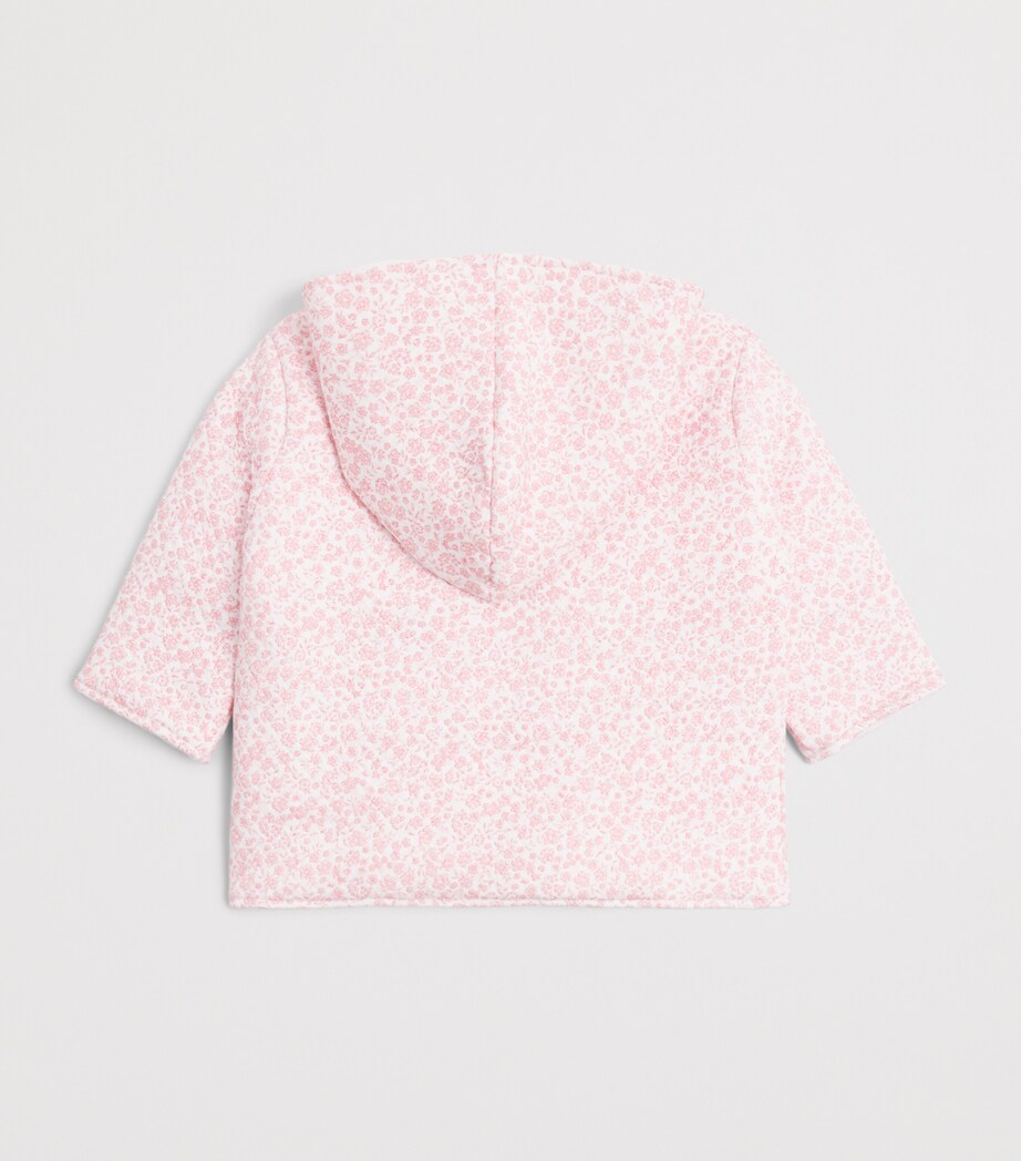 Kissy Kissy Pima Cotton Floral Jacket (3-18 Months) Pink Image 2