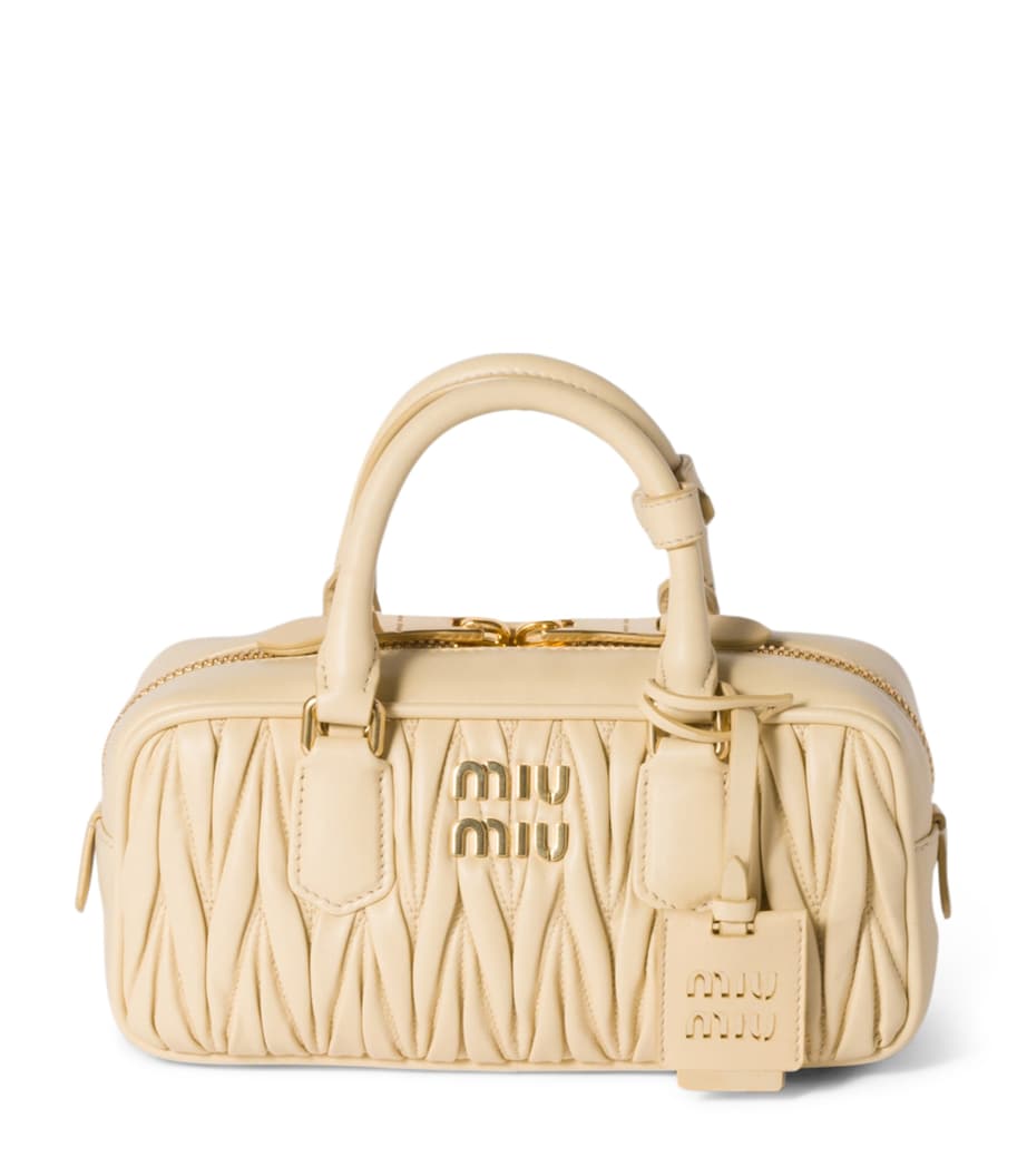 Matelassé Leather Arcadie Top-Handle Bag F0K57 Image 1