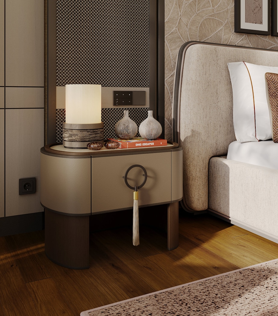 Frato Wood Daegu Bedside Table Brown Image 2