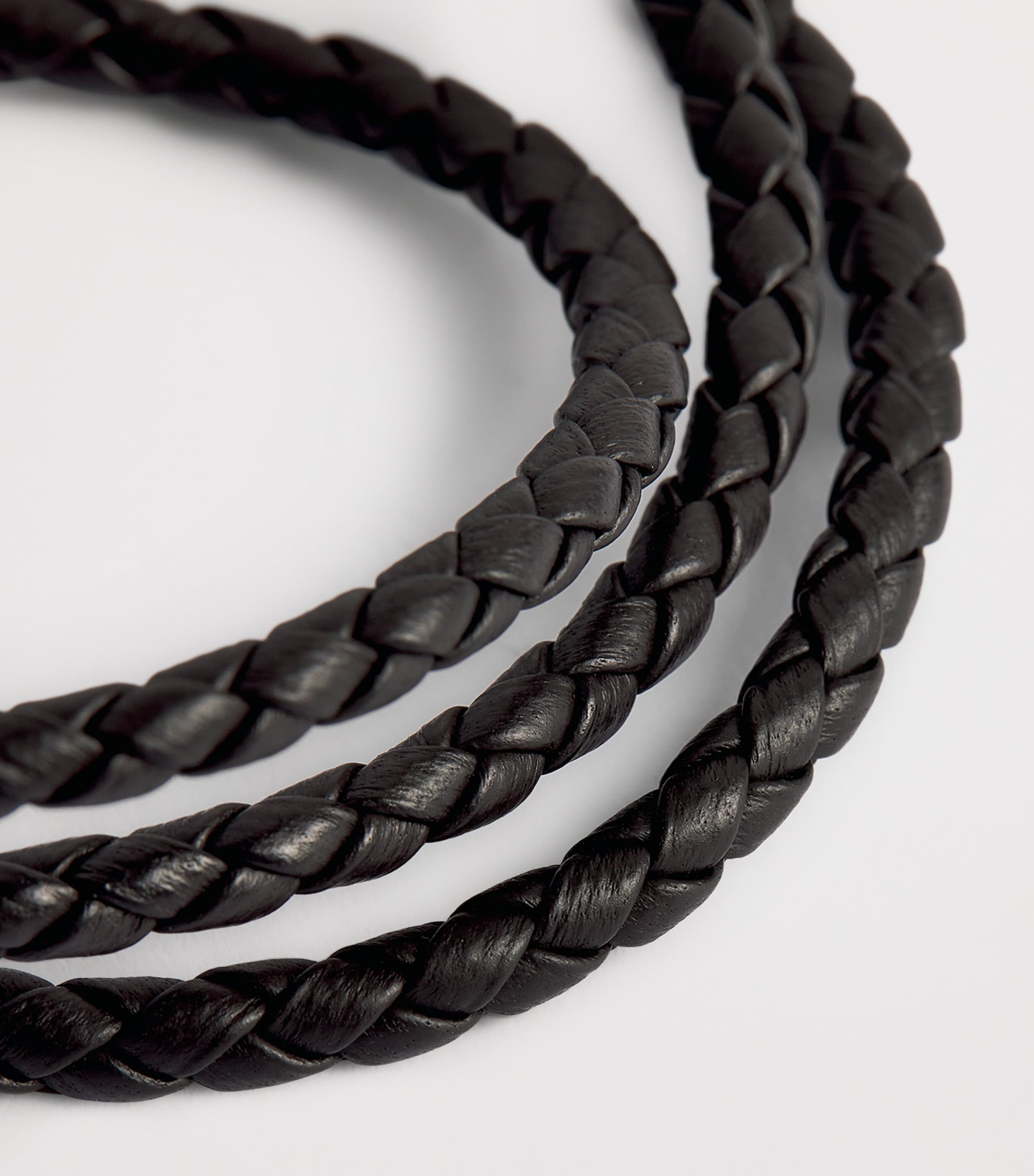 Leather Braided T Bracelet EIR Image 4