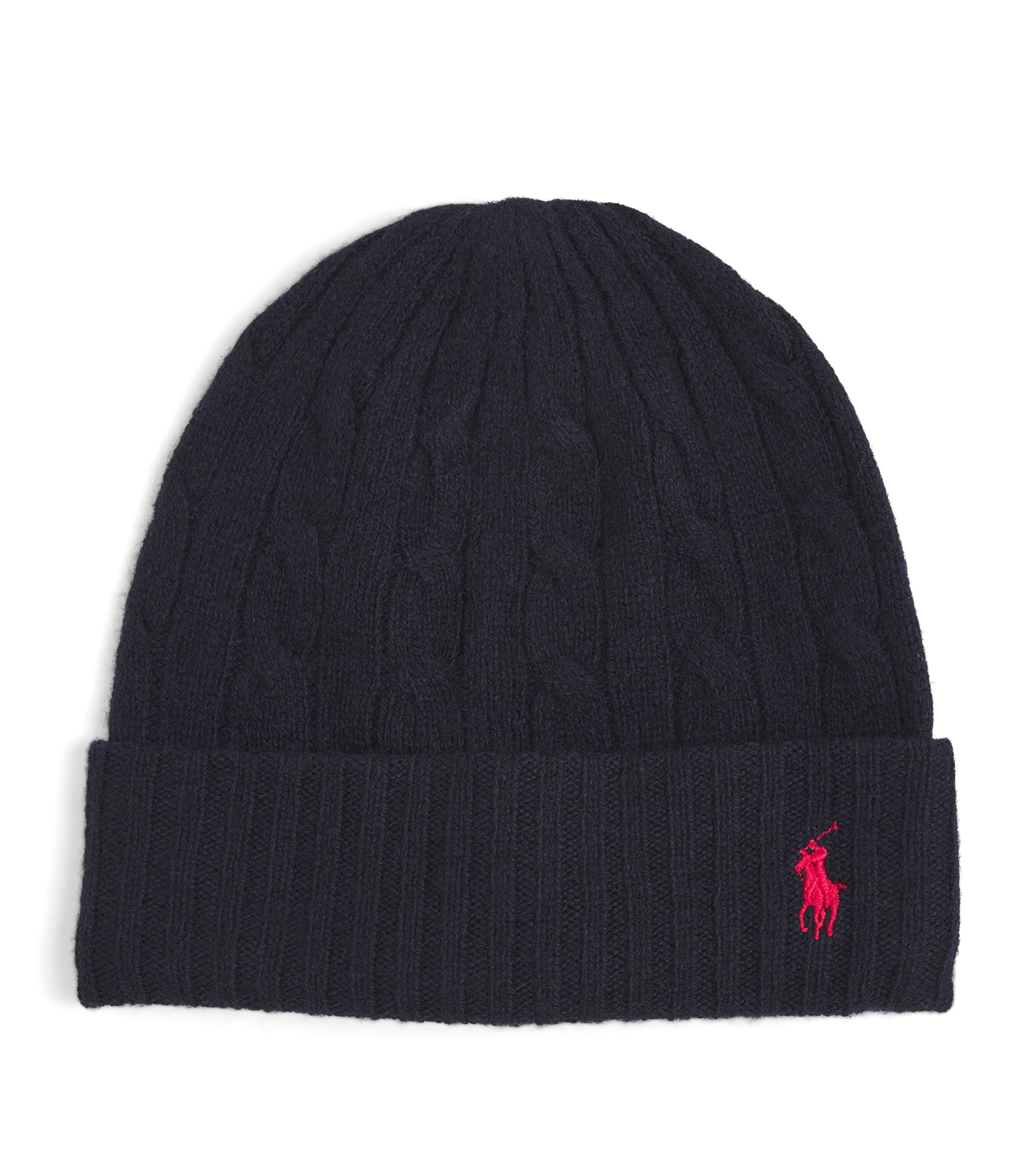 Shop Polo Ralph Lauren Wool-cashmere Beanie In Blue