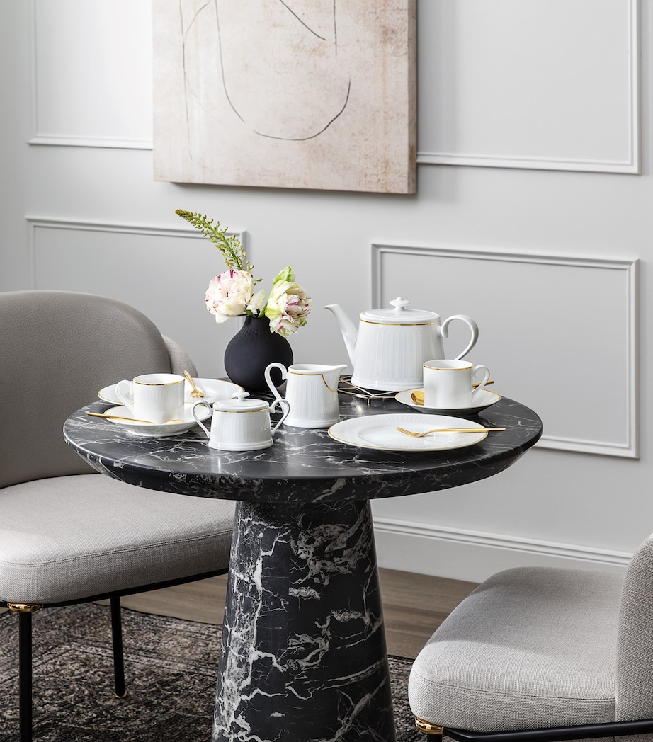 Bone Porcelain Château Septfontaines Sugar Bowl WHITE Image 3