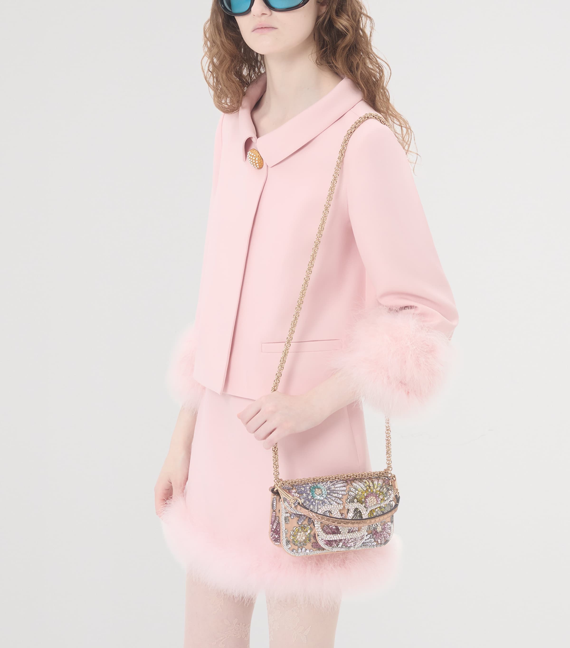 Small Sequinned Locò Shoulder Bag A1N Image 6