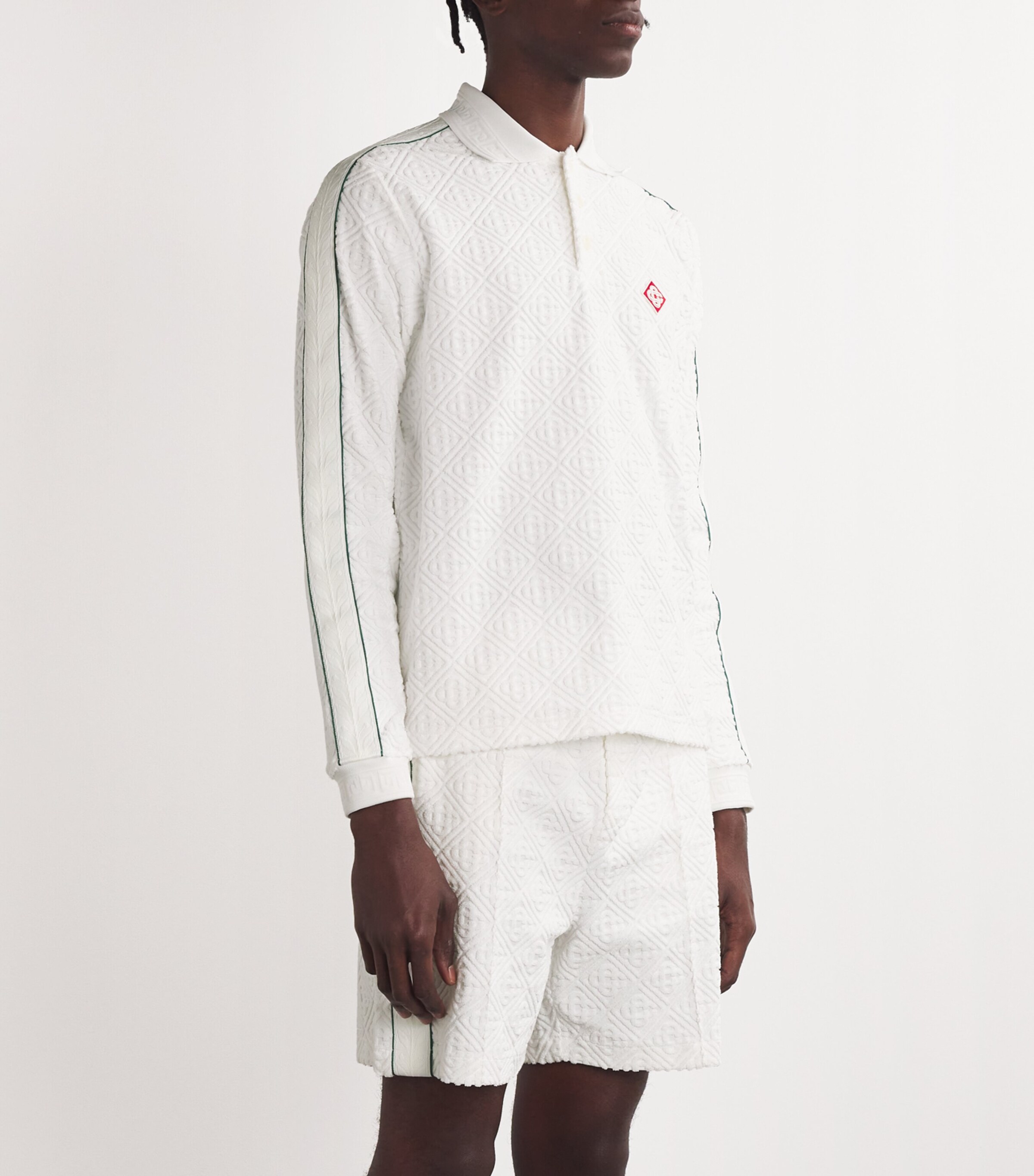 Towelling Jacquard Monogram Shirt OFF-WHITE Image 2