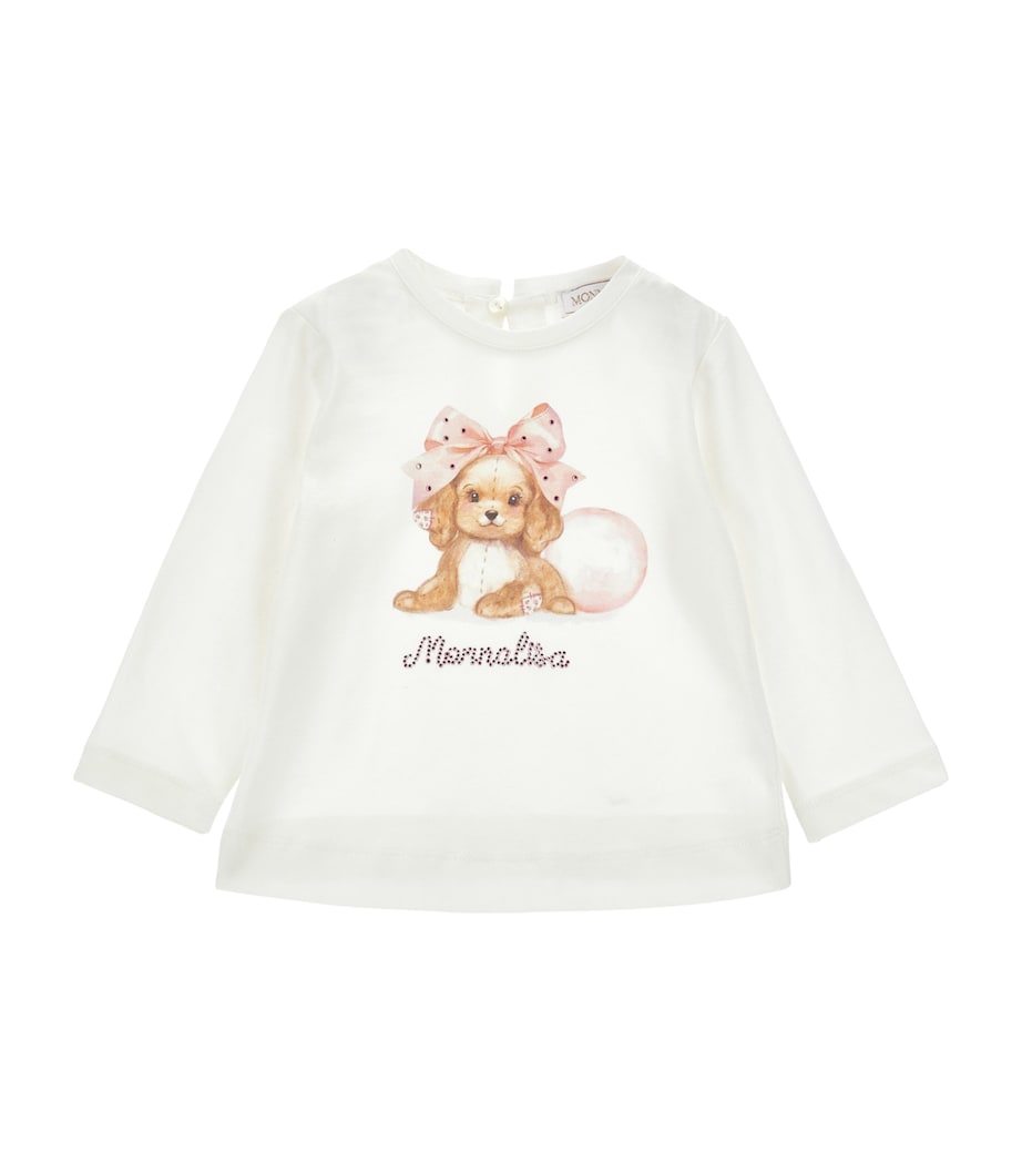 Cotton Puppy T-Shirt (6-36 Months) PANNA Image 1