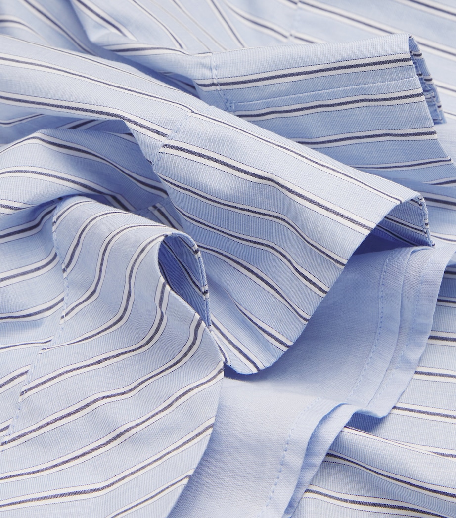 Organic Cotton Stripe Mini Skirt 01M LAVENDER LUSTRE Image 5