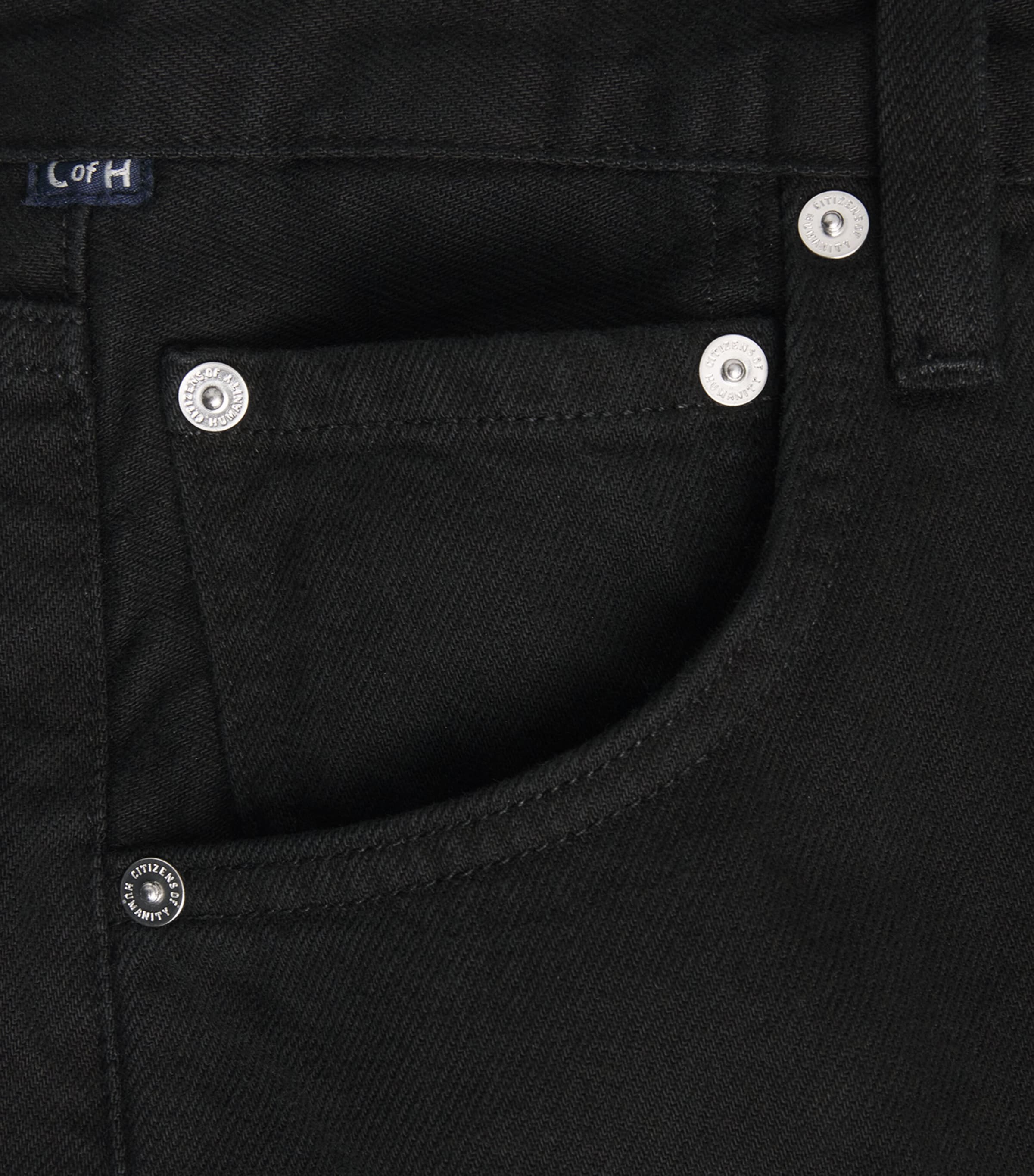 The Ayla Baggy Jeans SBLK Image 5