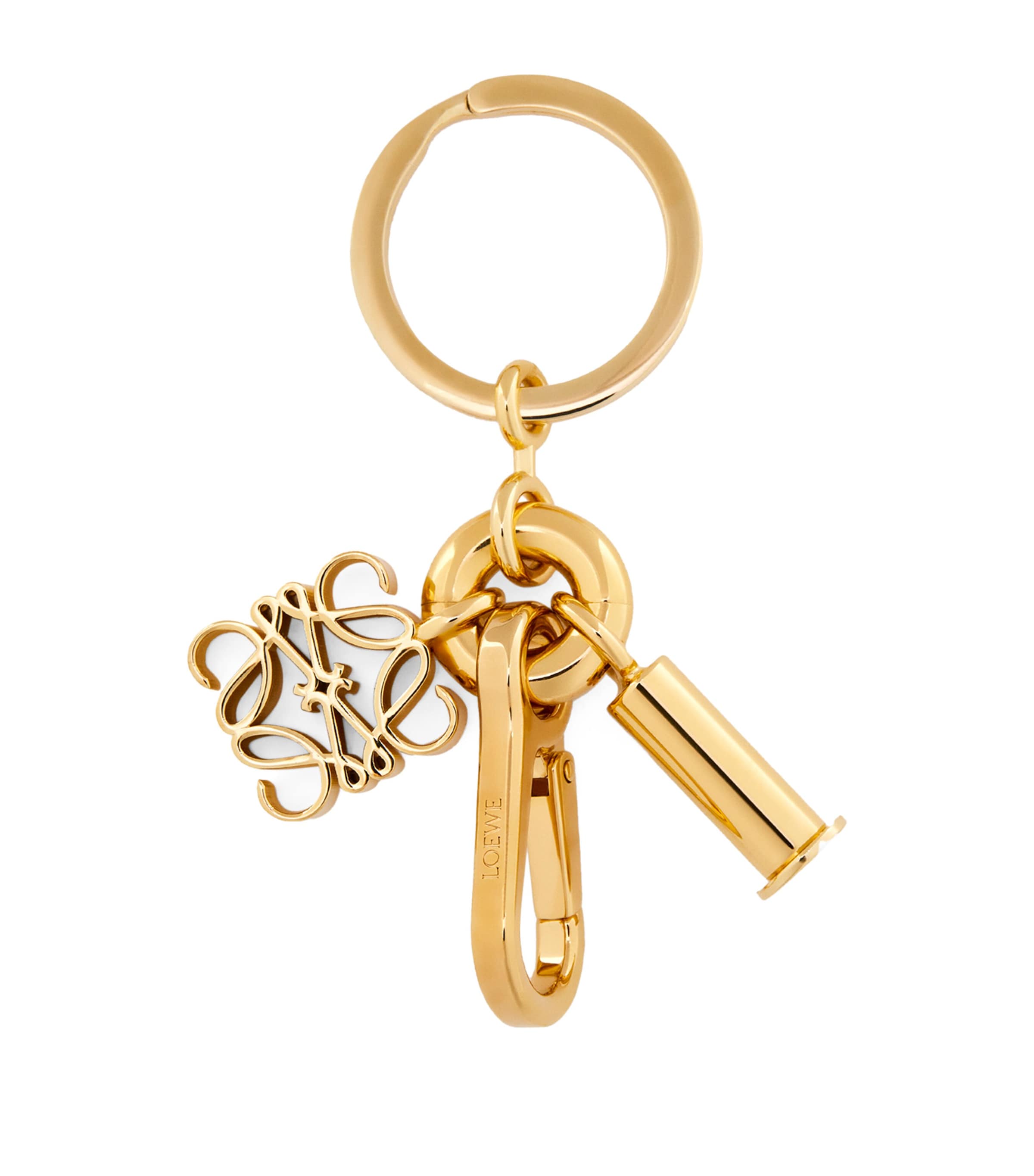 【国内発送】LOEWE Anagram keyring Anagram keyring Silver - LOEWE