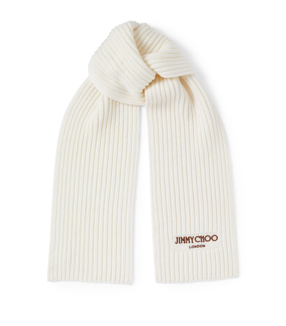 Yukiko Virgin Wool Scarf S100 LATTE/KHAKI BRO Image 1