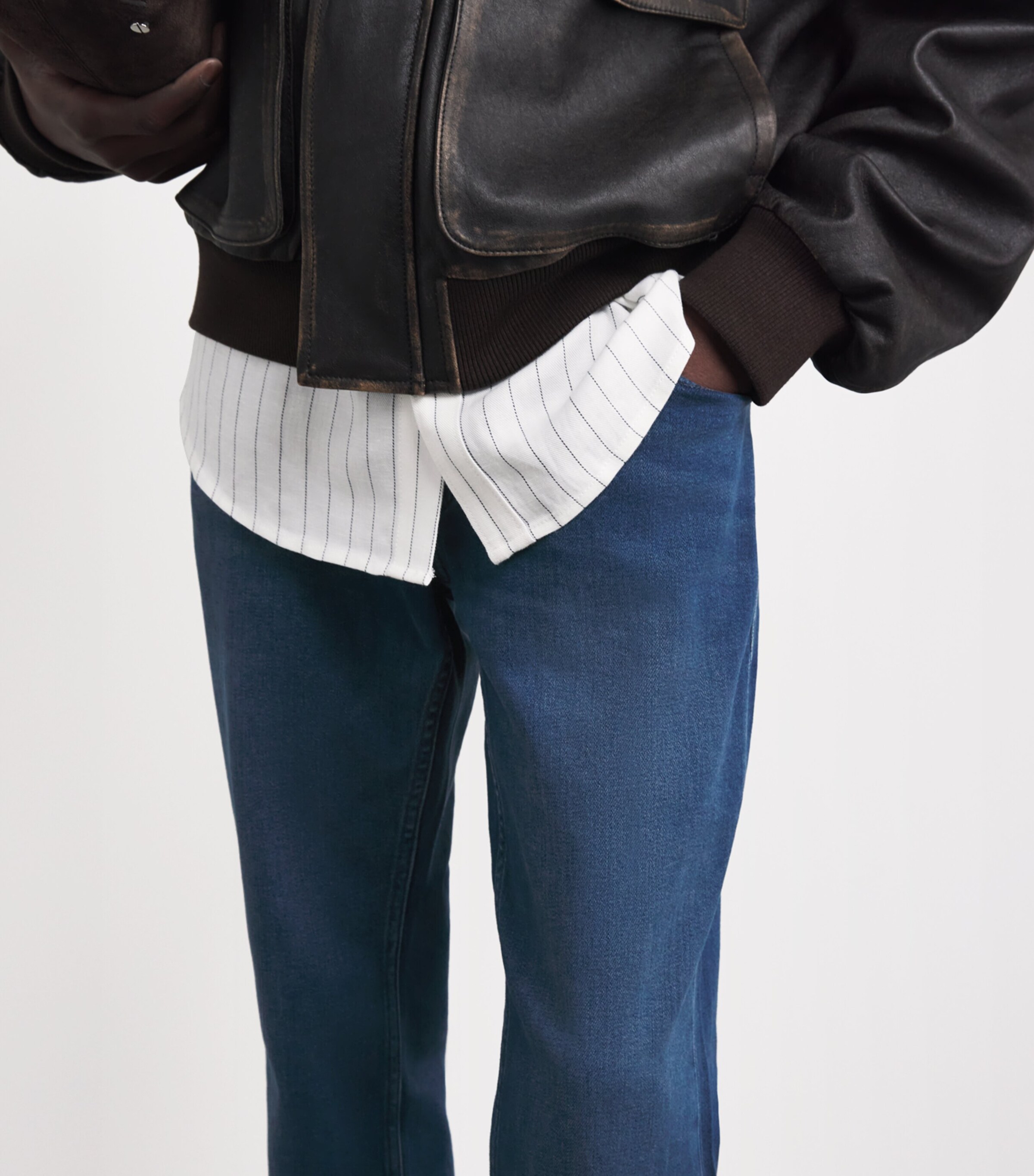 PAIGE Mens Normandie Straight Jeans Montfort Image 3