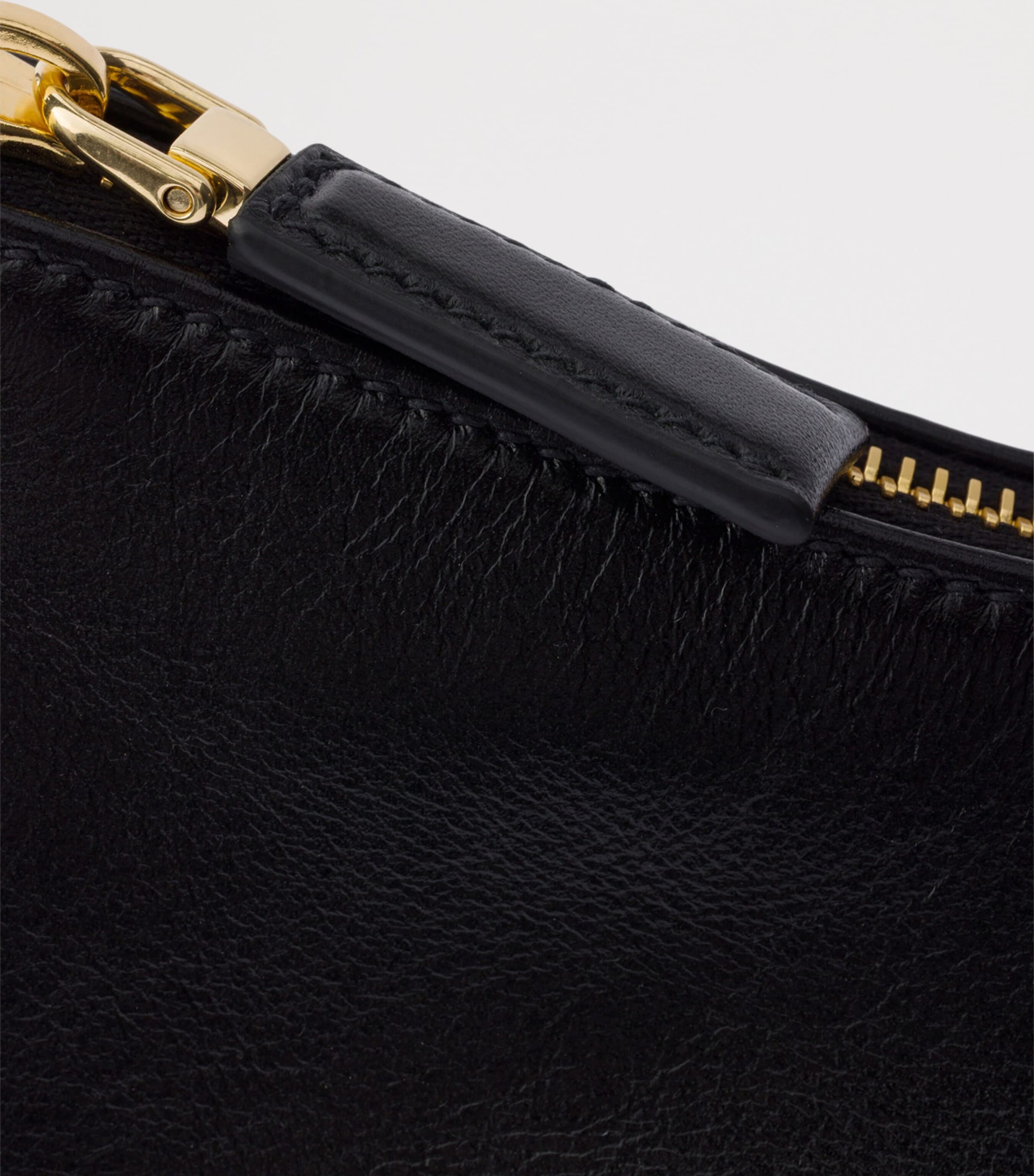 Prada Medium Leather Aimée Shoulder Bag Black Image 5