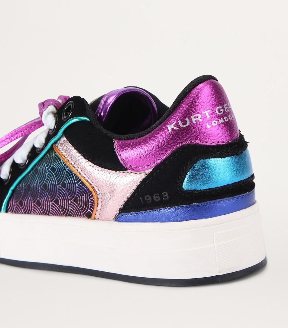 Leather Southbank Tag Sneakers BLACK/COMB Image 2