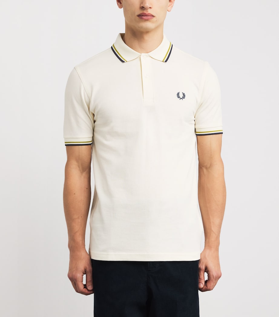 Twin Tipped Polo Shirt 46A ECR/TBYLLW/ANCGY Image 3