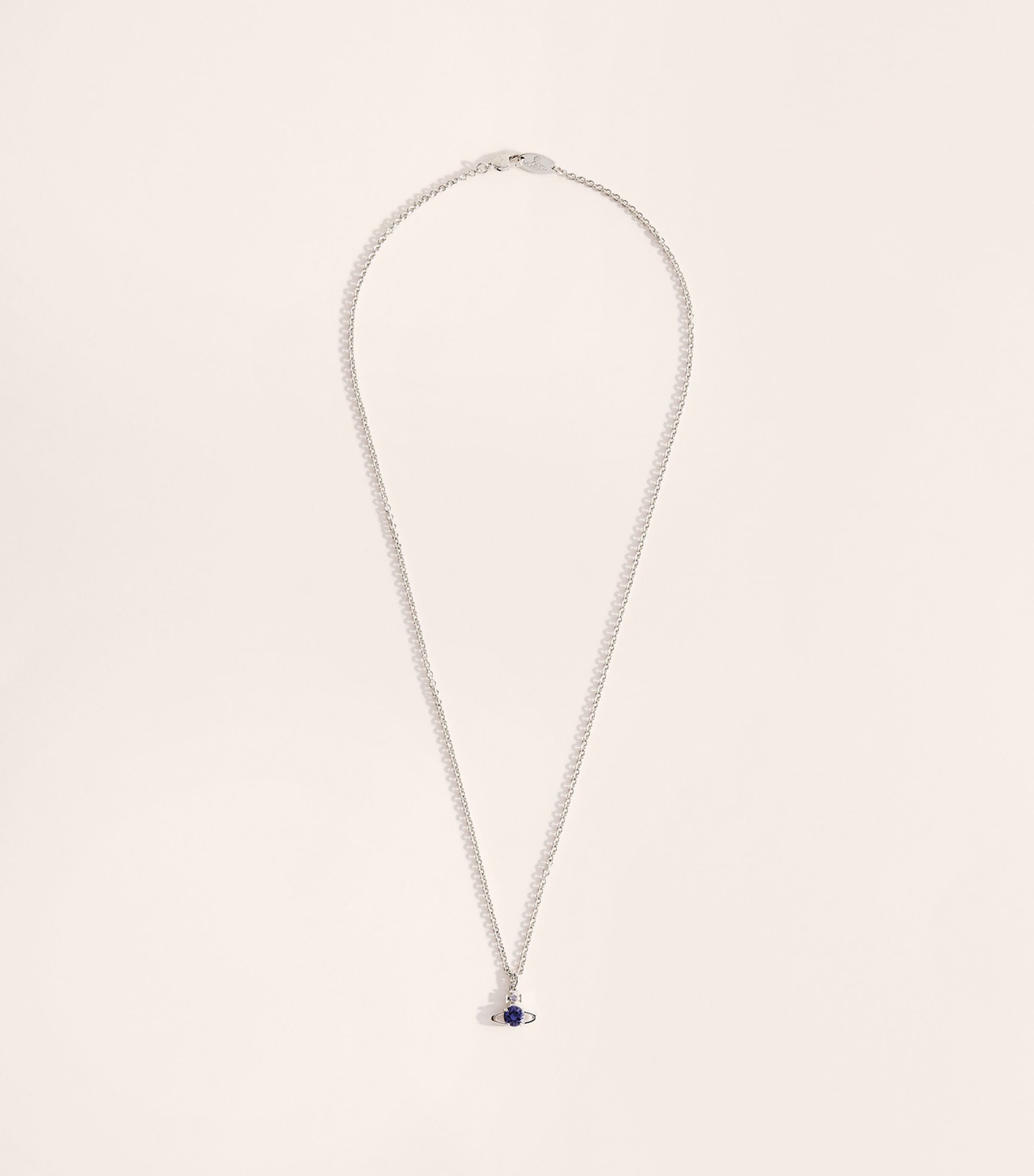 Vivienne Westwood Reina Pendant Necklace Plat/lavender Image 3