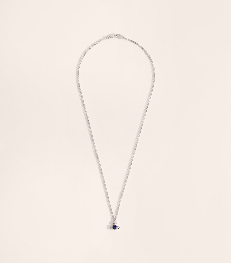 Vivienne Westwood Reina Pendant Necklace Plat/lavender Image 3