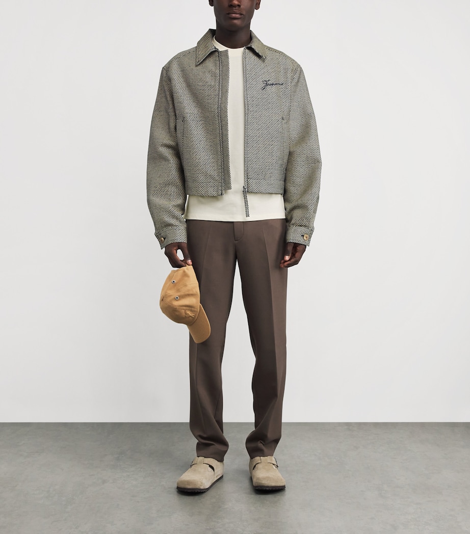 Cotton Logo-Patch T-Shirt BUTTER CREAM Image 2