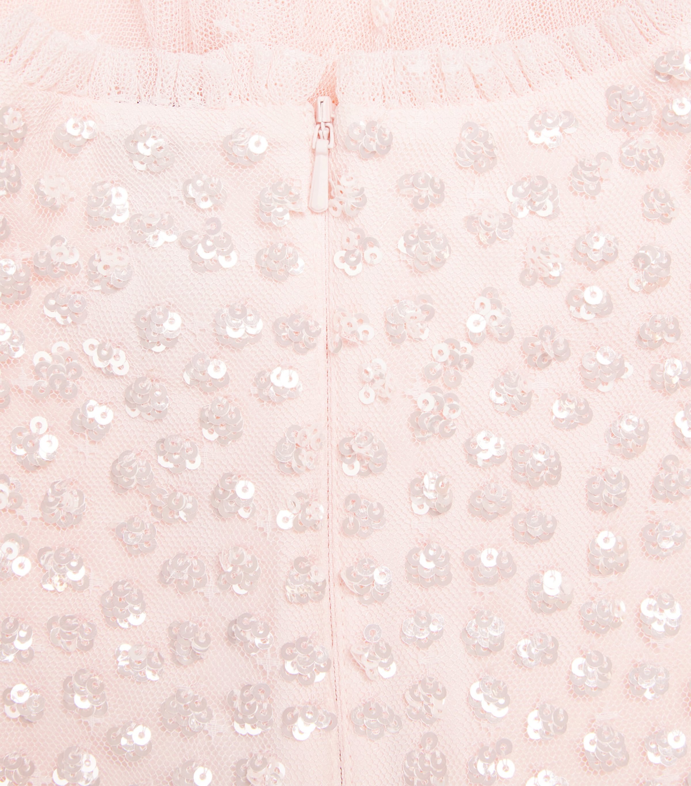 Tulle Scallop Sequin Dress (4-6 Years) SESSEASHELL Image 3