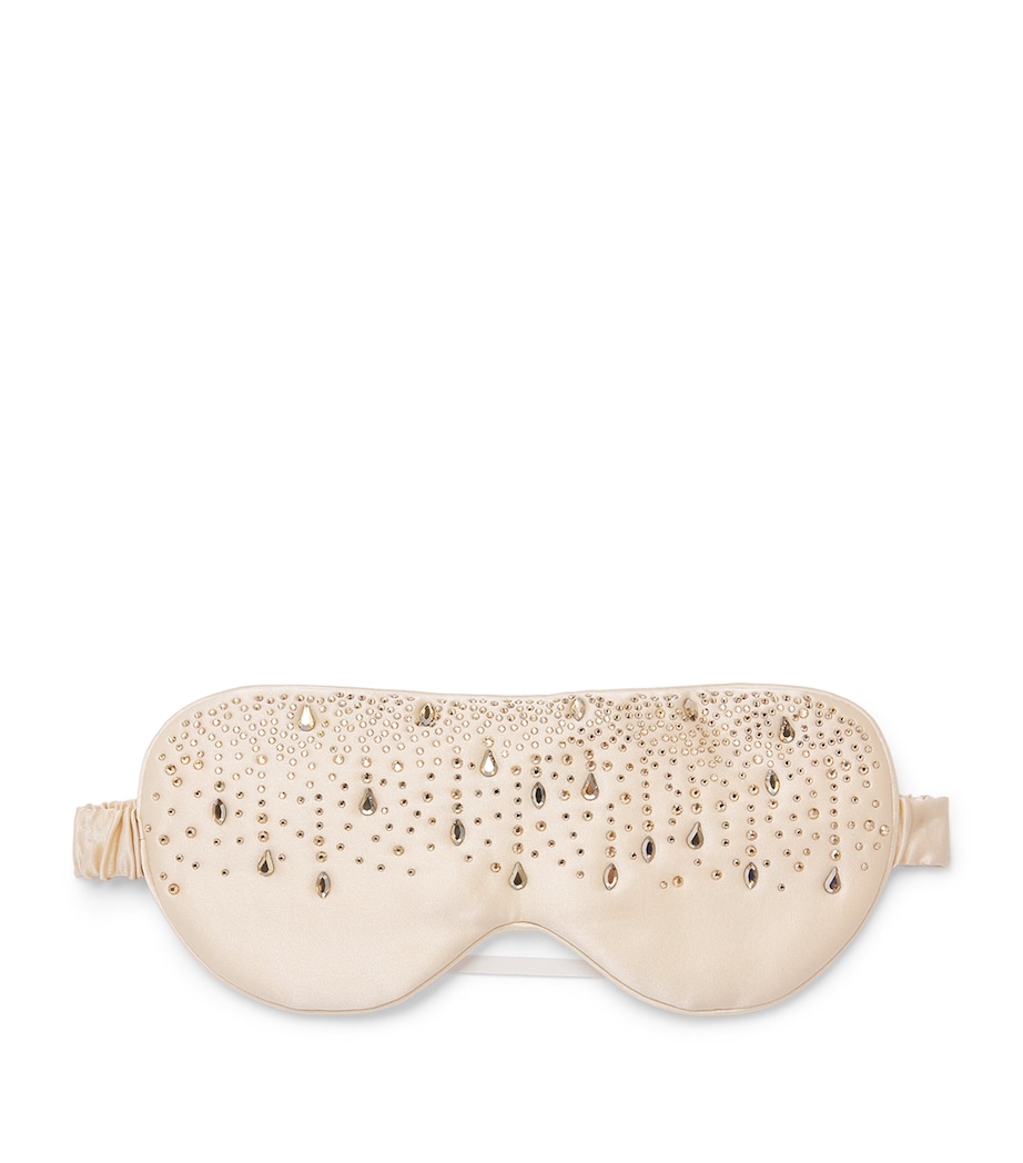 MANITO Womens Mulberry Silk Twinkle Sleep Mask Afterglow Image 1